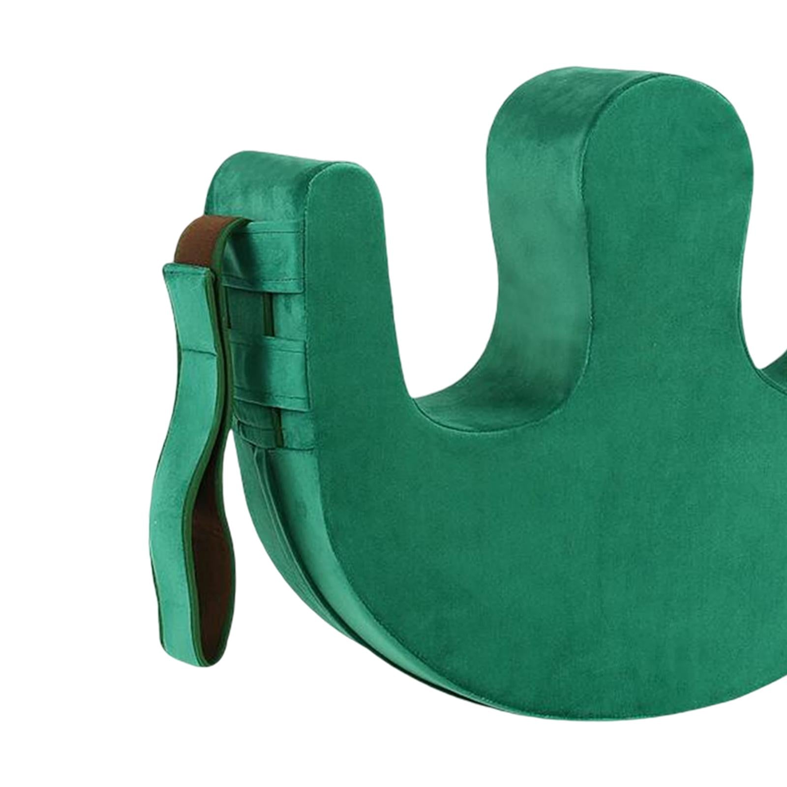 Bed Turn Over Aid U Shape Turnover Device for Side Lying Patient Pad Green