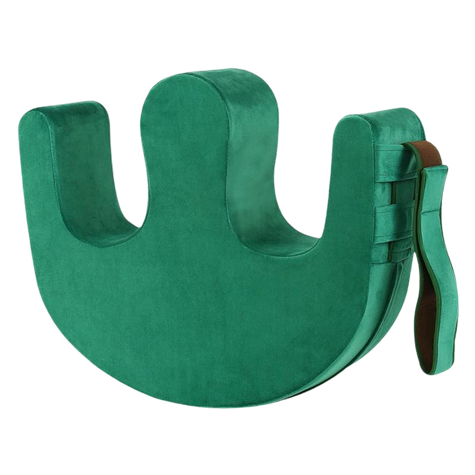 Bed Turn Over Aid U Shape Turnover Device for Side Lying Patient Pad Green