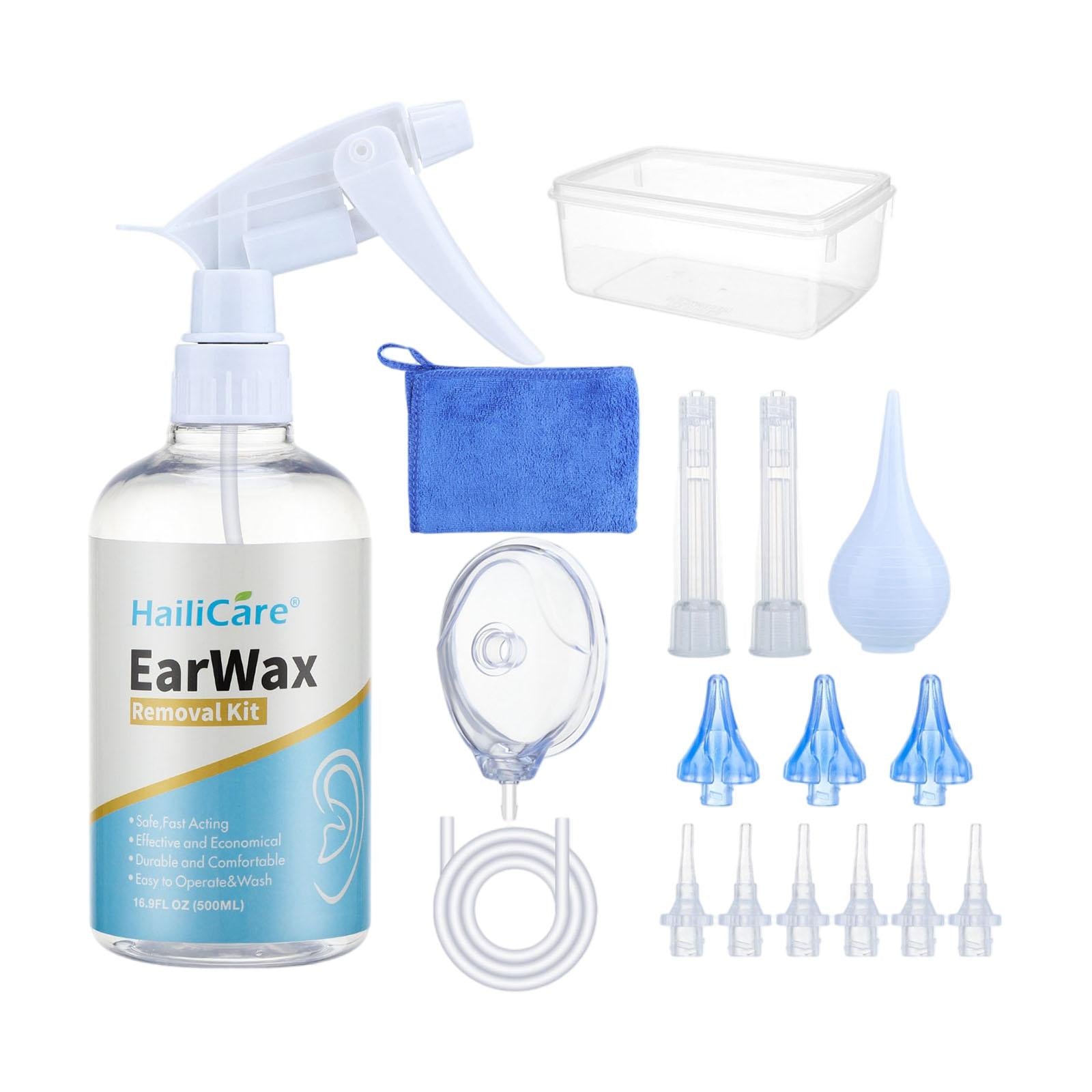 Ear Wax Removal Tool Flushing System Wash Bottle Ear Care with Sprayer