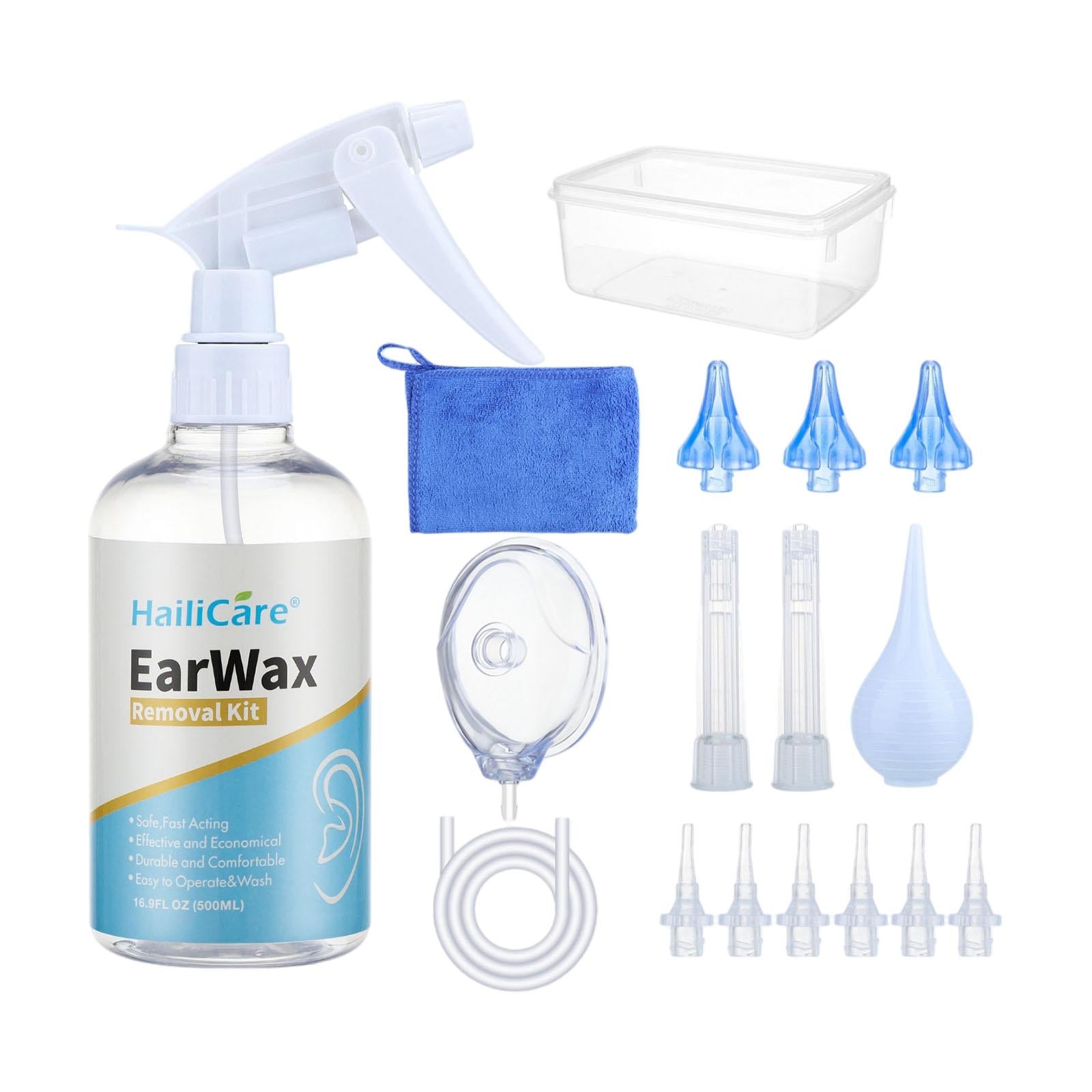 Ear Wax Removal Tool Flushing System Wash Bottle Ear Care with Sprayer