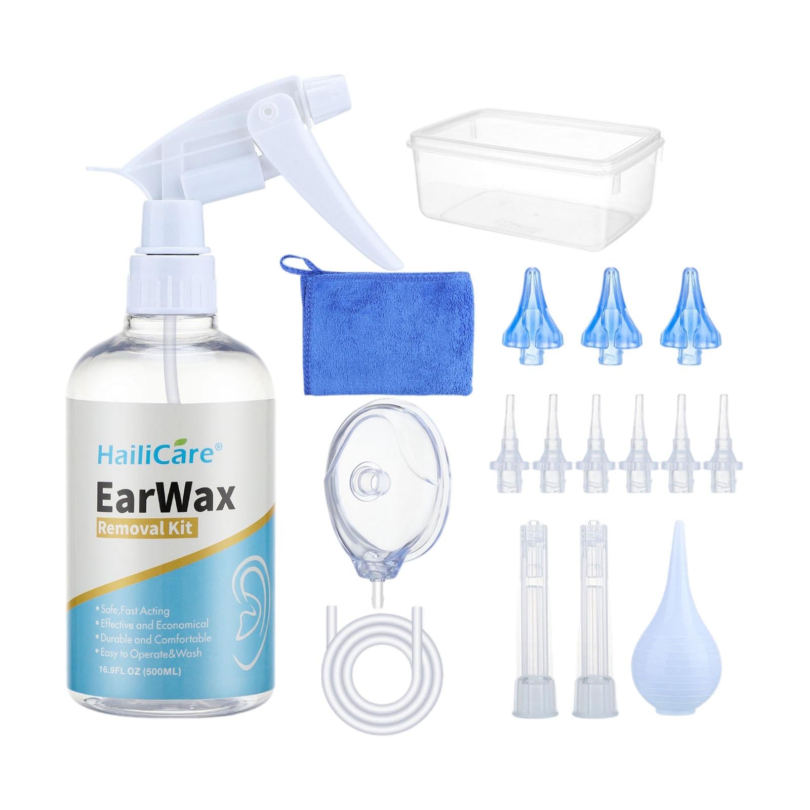 Ear Wax Removal Tool Flushing System Wash Bottle Ear Care with Sprayer