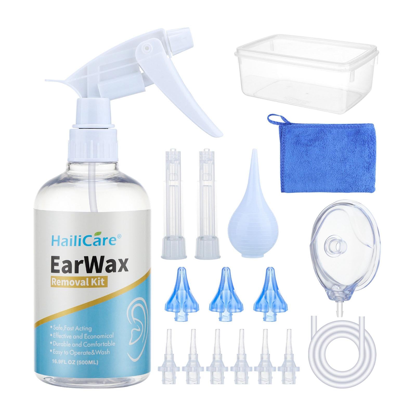 Ear Wax Removal Tool Flushing System Wash Bottle Ear Care with Sprayer