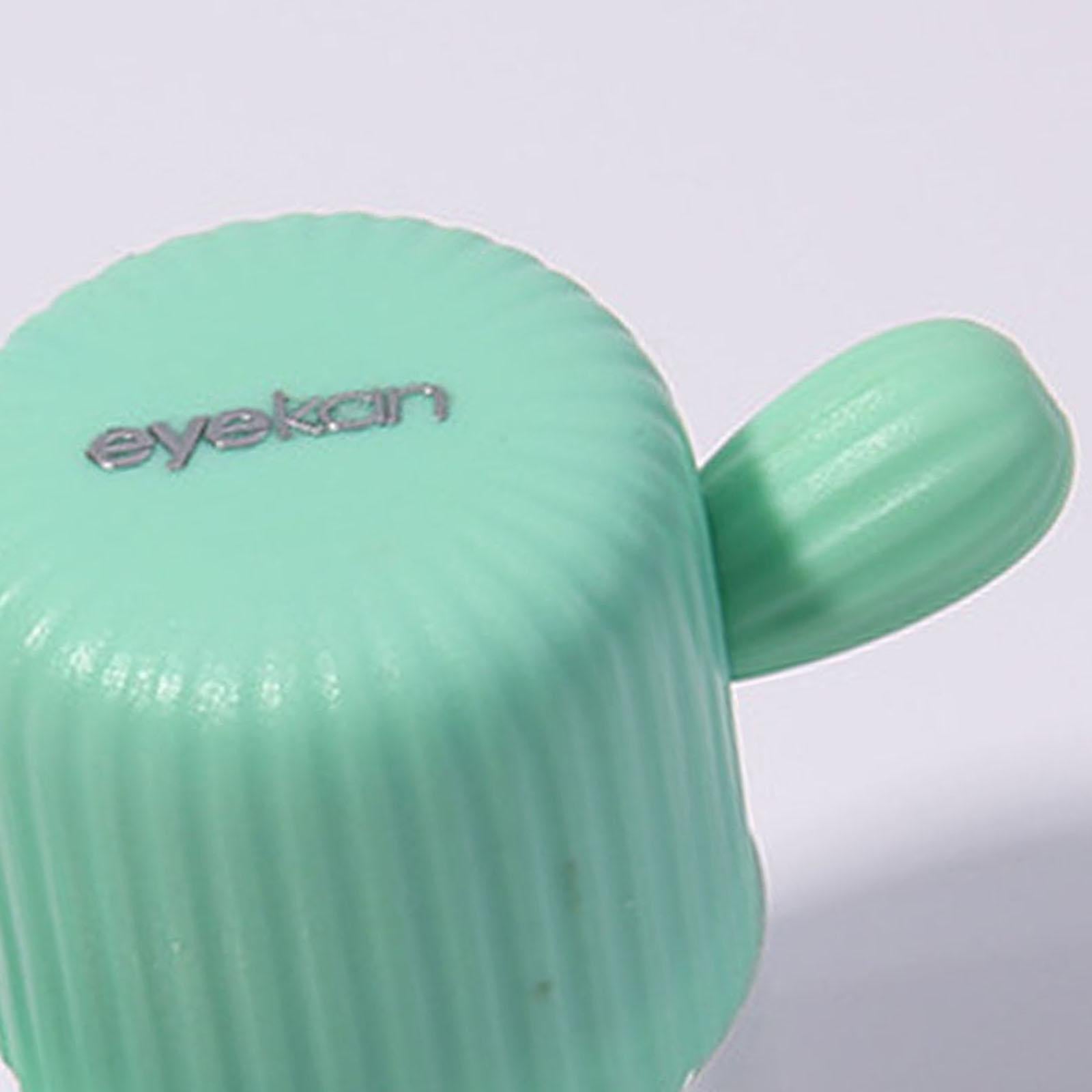 Contact Lens Cleaner Washer Manually No Need Charge Plastic for Travel Green