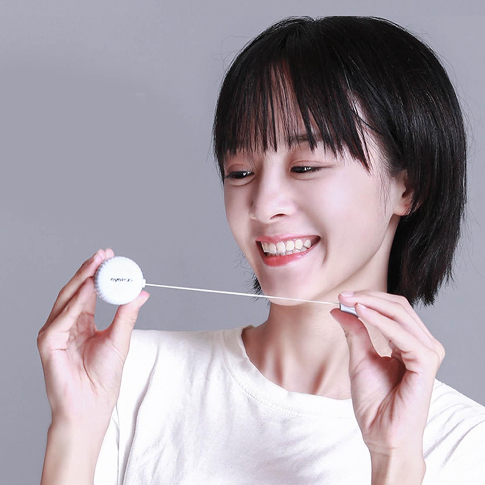 Contact Lens Cleaner Washer Manually No Need Charge Plastic for Travel Blue