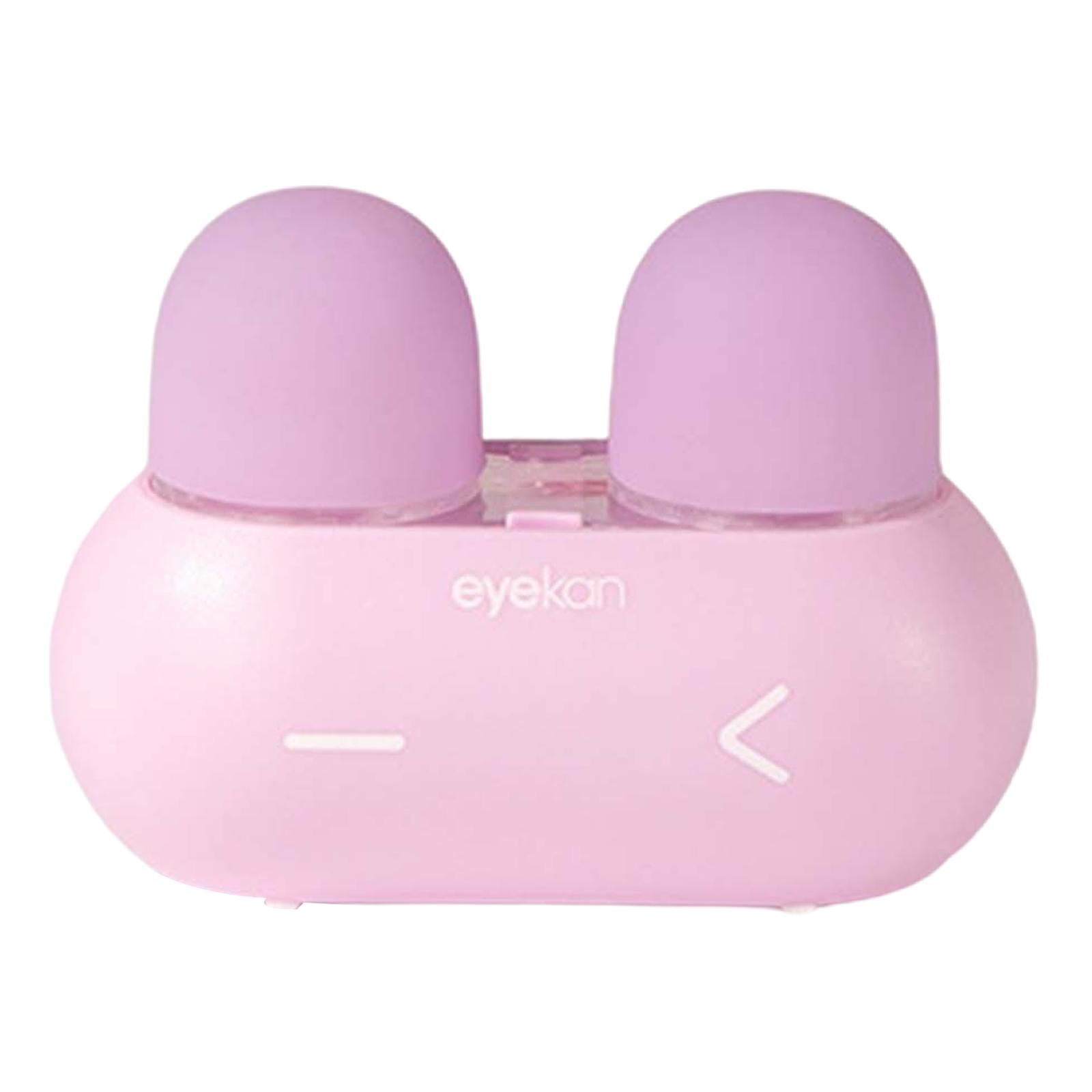 Portable Ultrasonic Contact Lens Cleaner Machine Storage Case 3 Min Purple