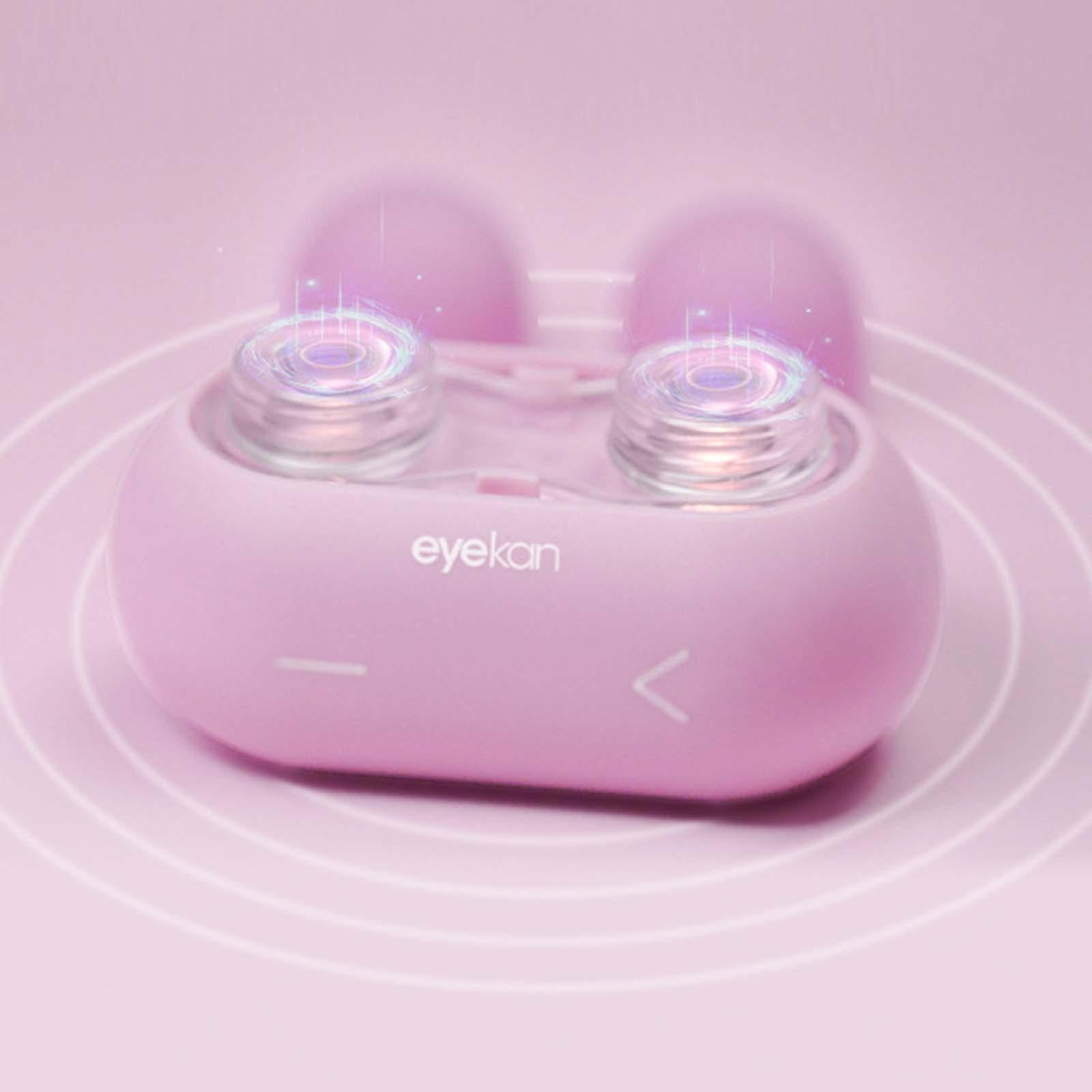 Portable Ultrasonic Contact Lens Cleaner Machine Storage Case 3 Min Purple