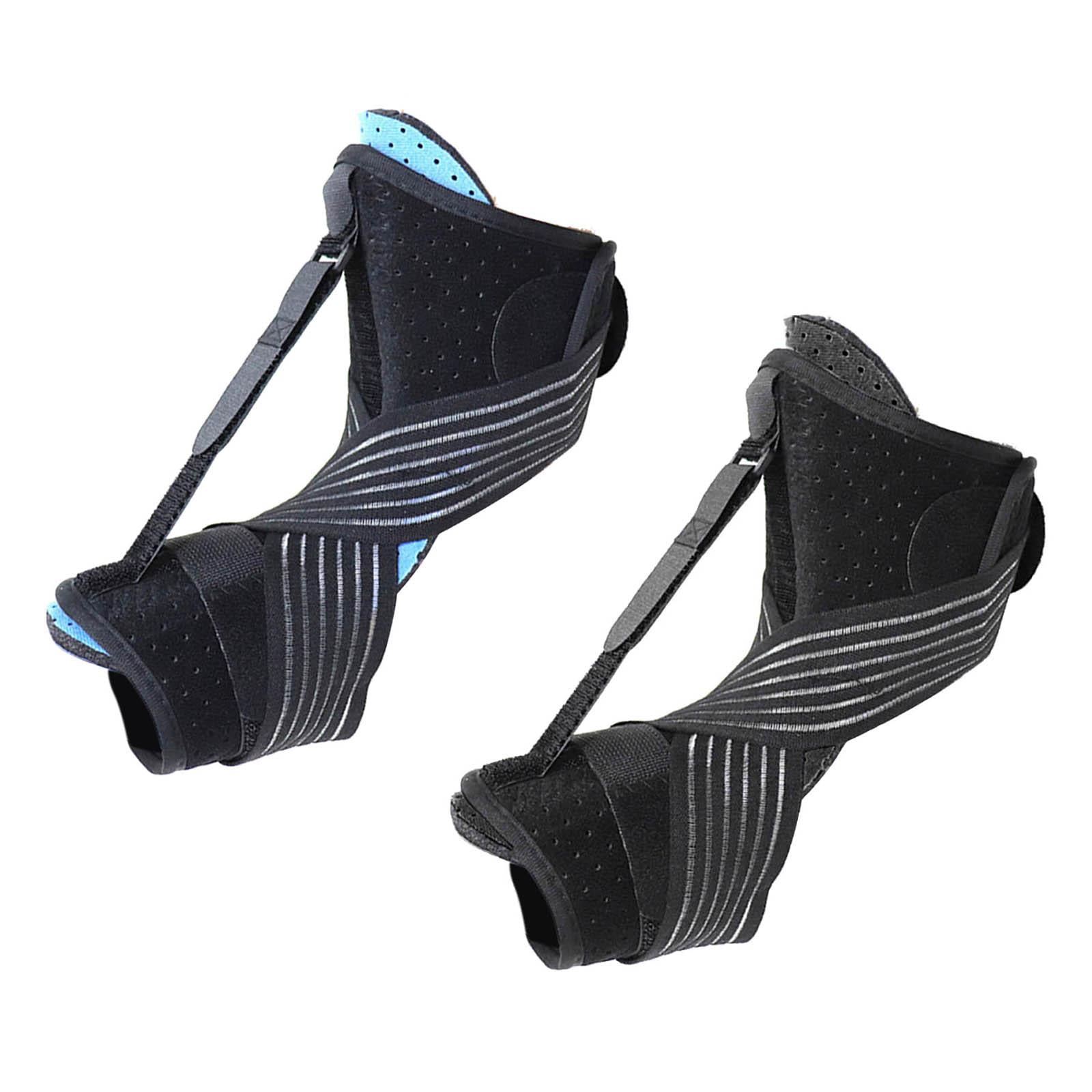 Ankle Brace Universal Lace up Stabilizer Wrap for Sprain Recovery Ankle Blue