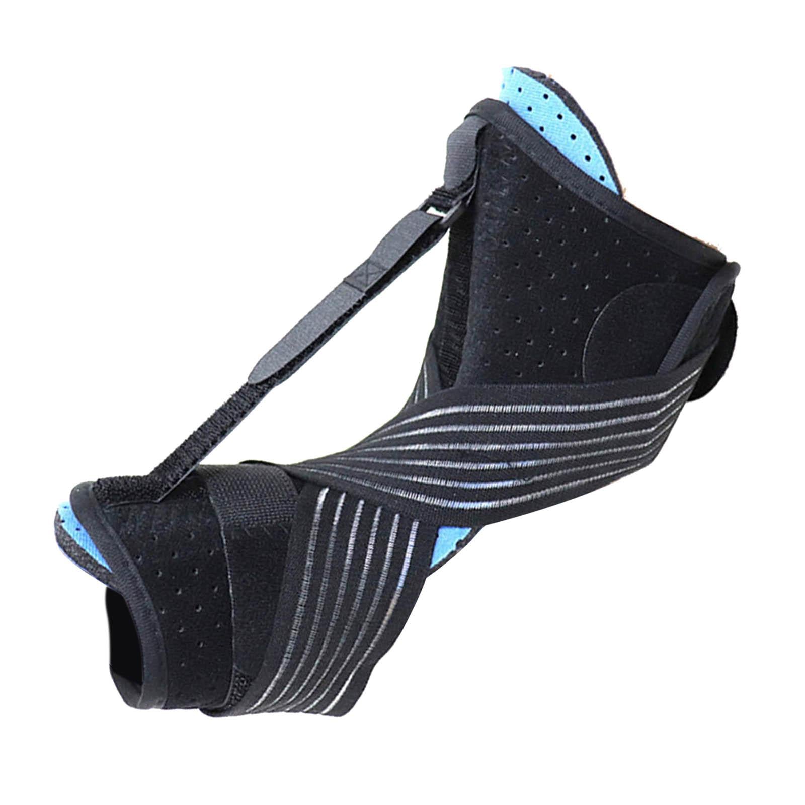 Ankle Brace Universal Lace up Stabilizer Wrap for Sprain Recovery Ankle Blue