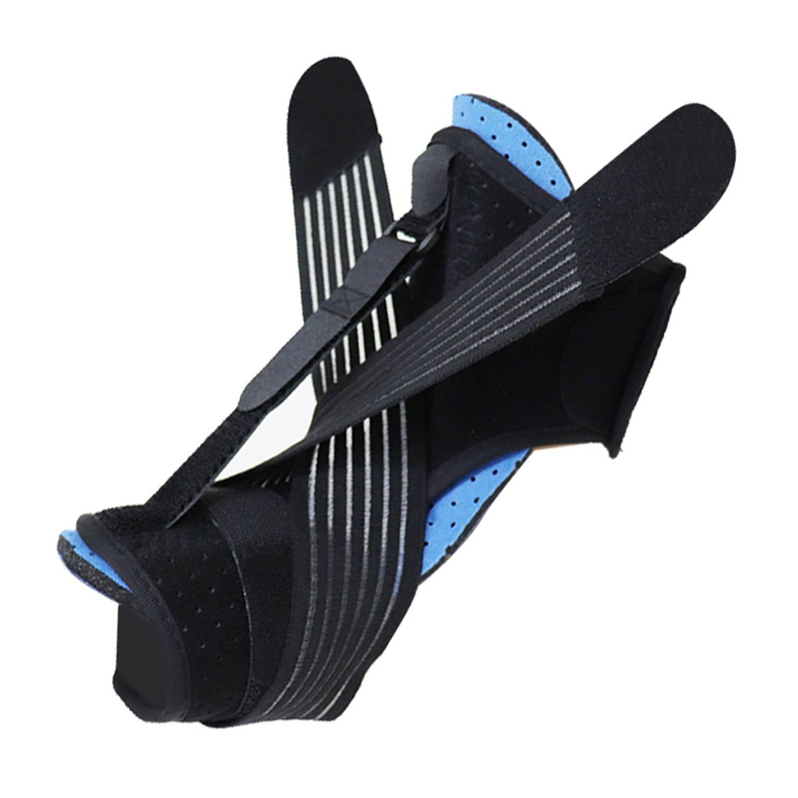 Ankle Brace Universal Lace up Stabilizer Wrap for Sprain Recovery Ankle Blue