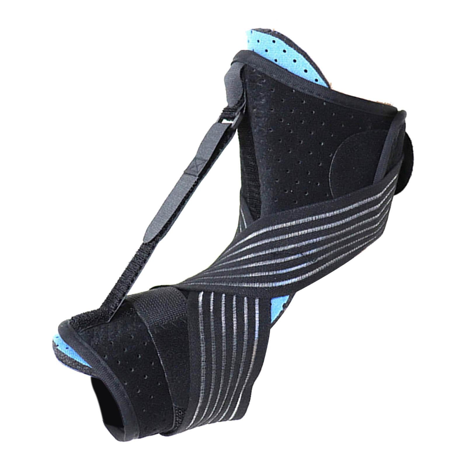 Ankle Brace Universal Lace up Stabilizer Wrap for Sprain Recovery Ankle Blue