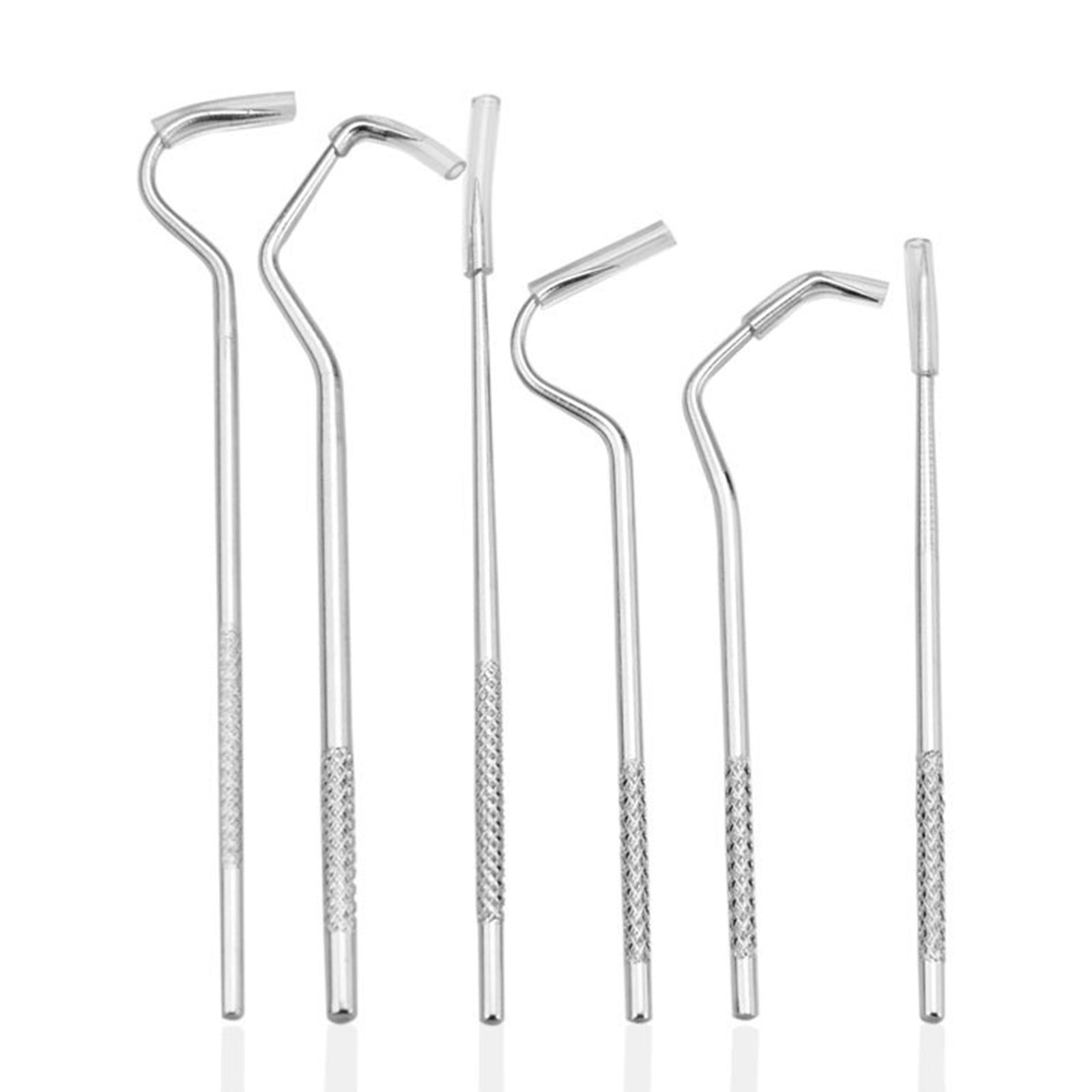 Portable Stainless Steel Toothpick Kit Traveling with Holder 7Pcs Kit