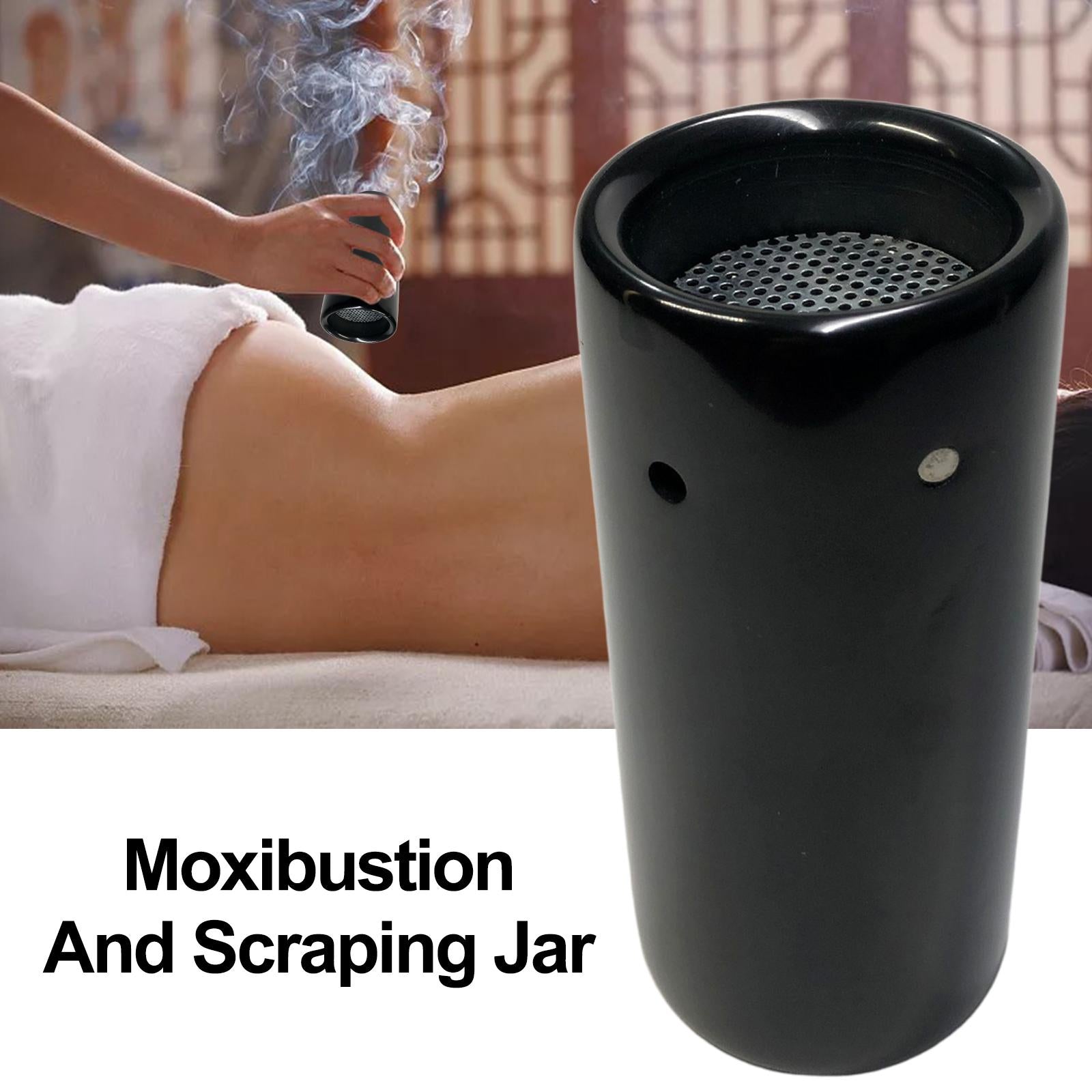 Handheld Moxa Stick Burner Holder Scraping Warm for Body Abdomen Massage C
