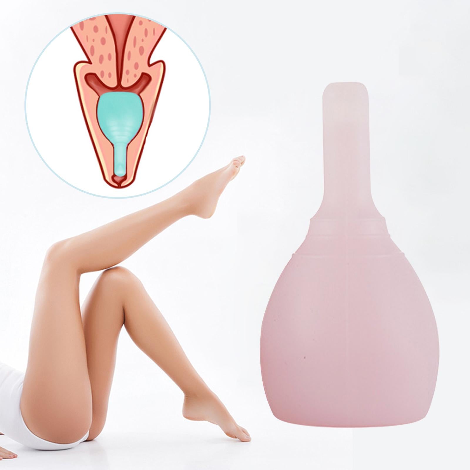 Female Silicone Menstrual Cup Breathable Travel Reusable Collector S Pink