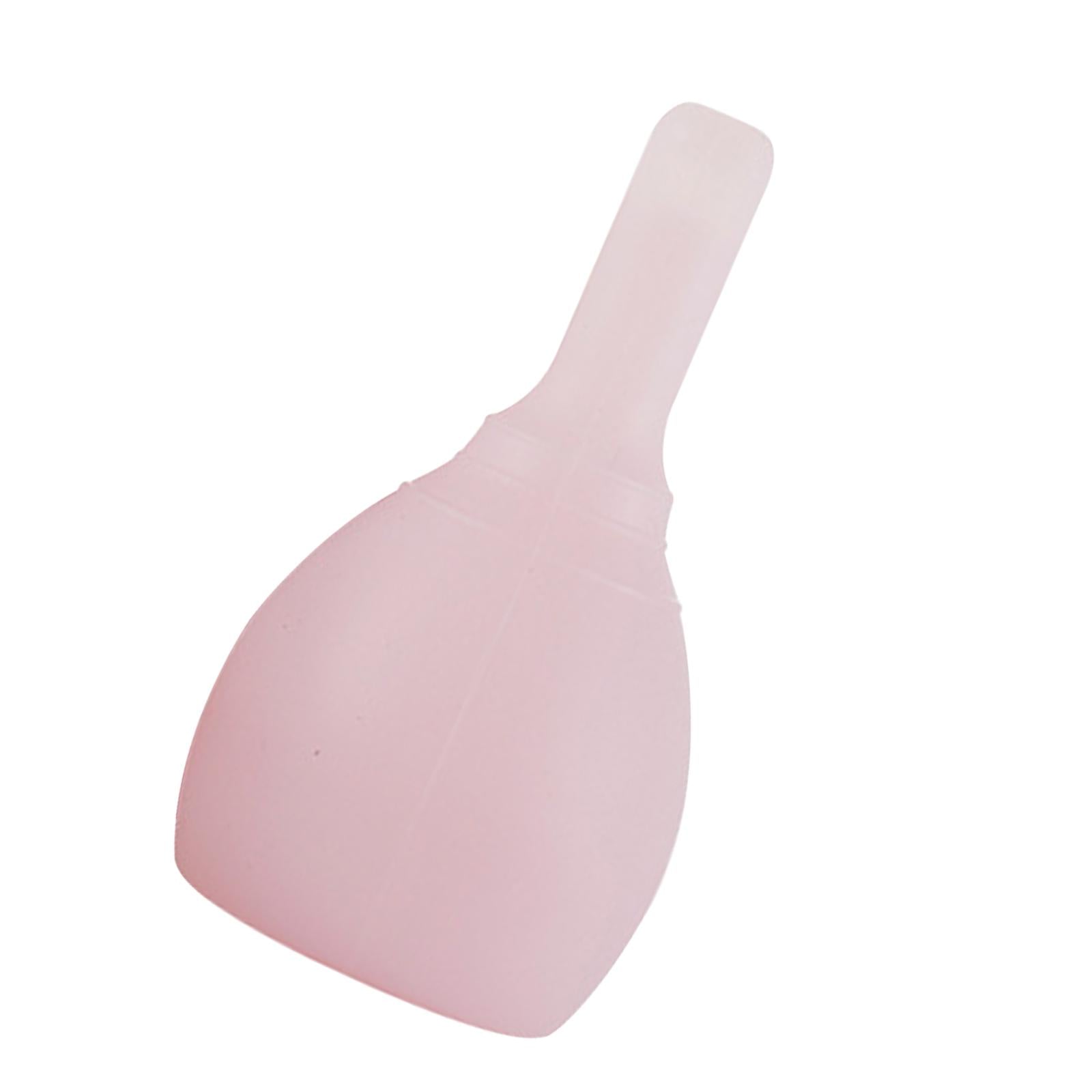 Female Silicone Menstrual Cup Breathable Travel Reusable Collector L Pink