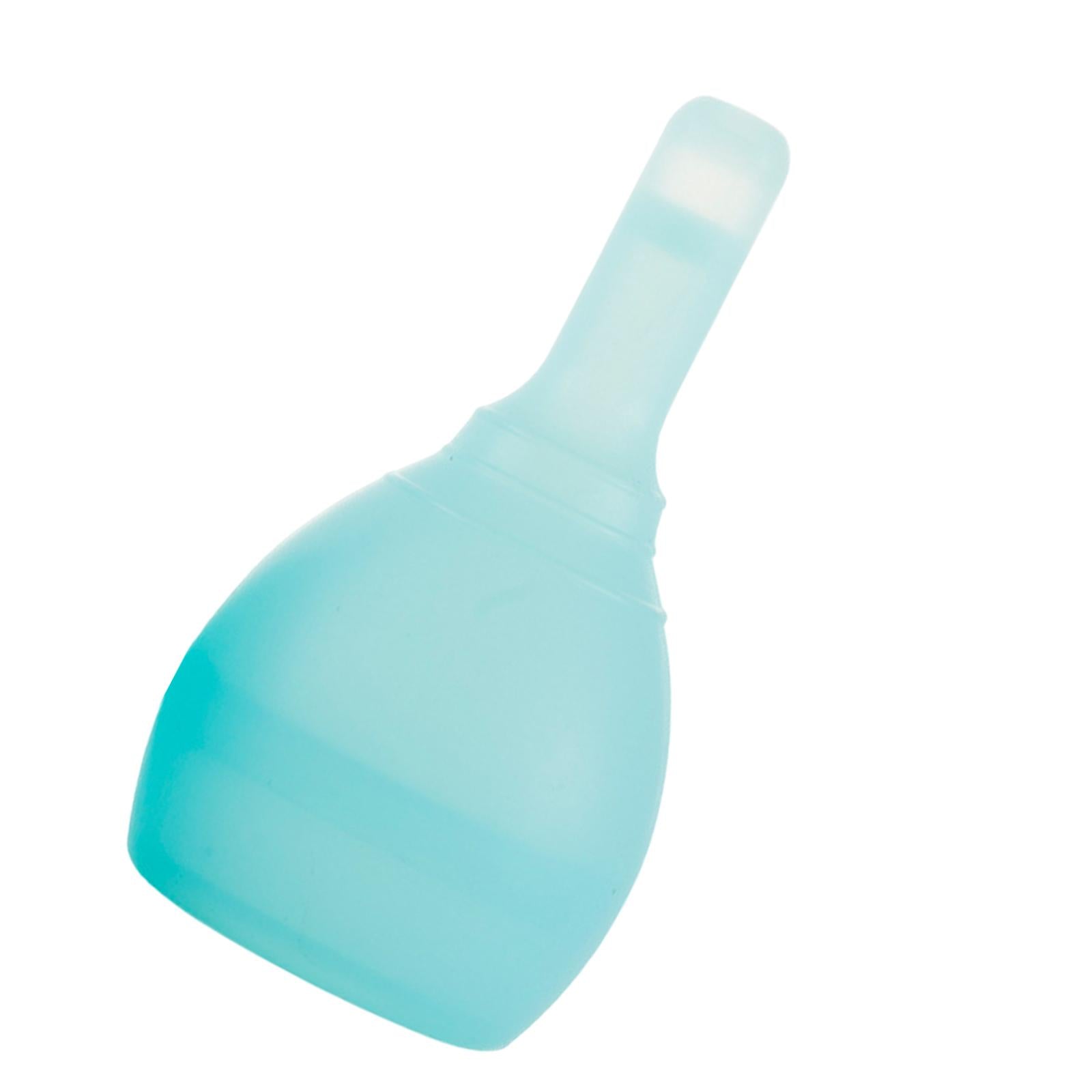 Female Silicone Menstrual Cup Breathable Travel Reusable Collector L Blue