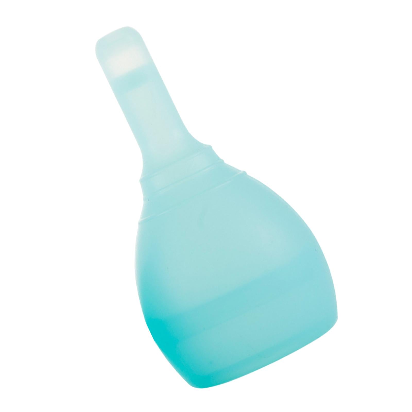 Female Silicone Menstrual Cup Breathable Travel Reusable Collector L Blue