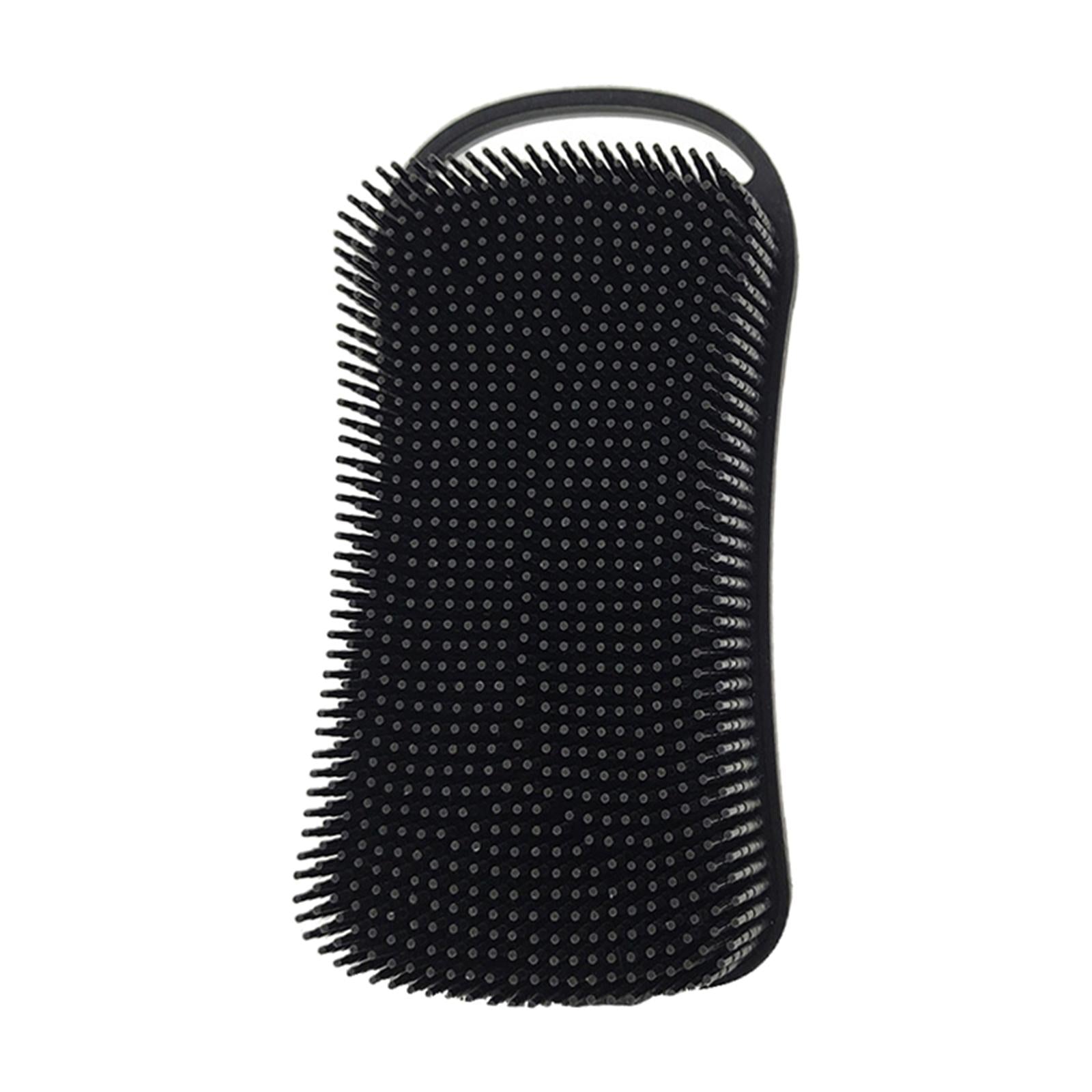 Silicone Body Scrubber Gentle Exfoliating Skin Shower Skin Care Black