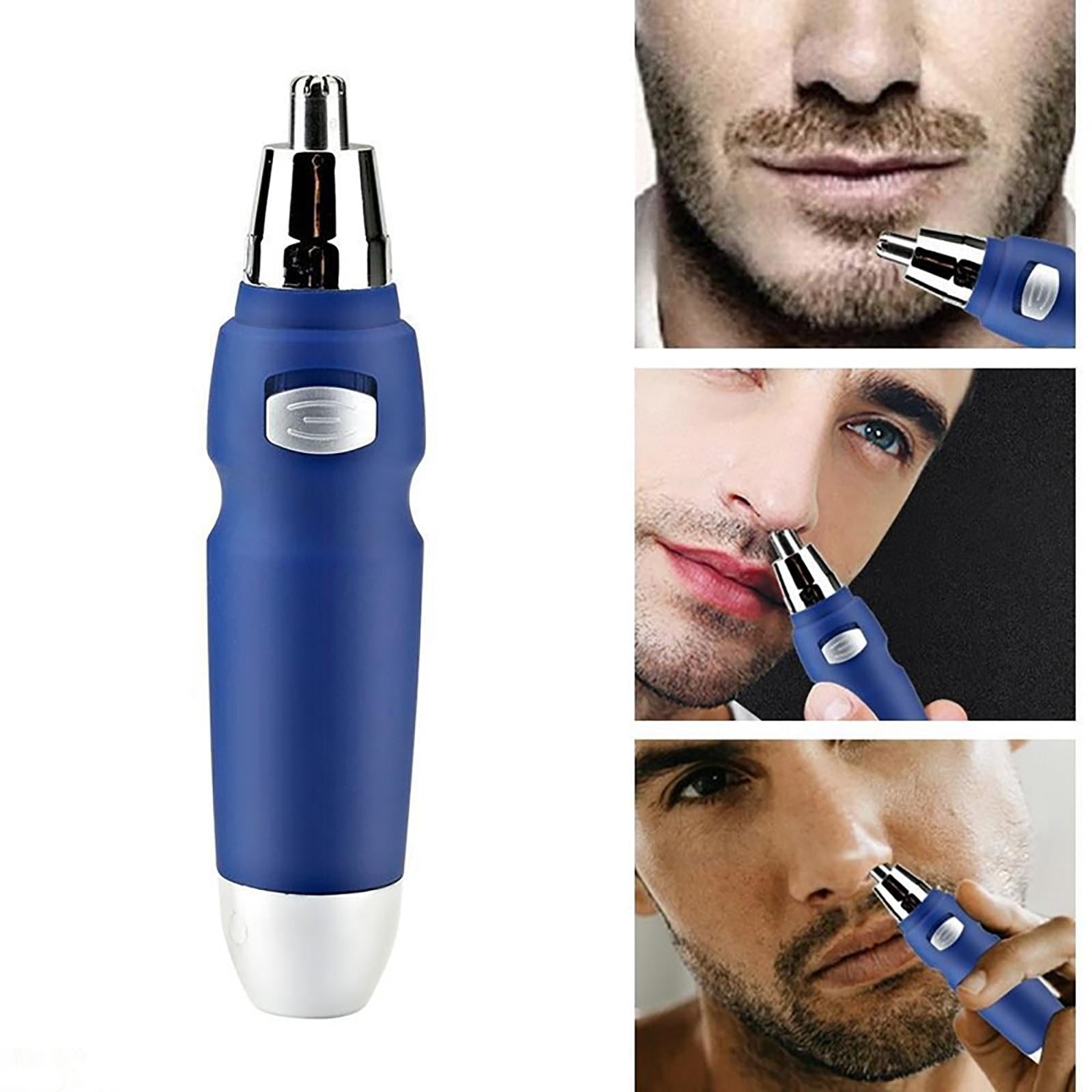 Electric Nose Ear Hair Trimmer Eyebrow Shaver Clipper Waterproof Black