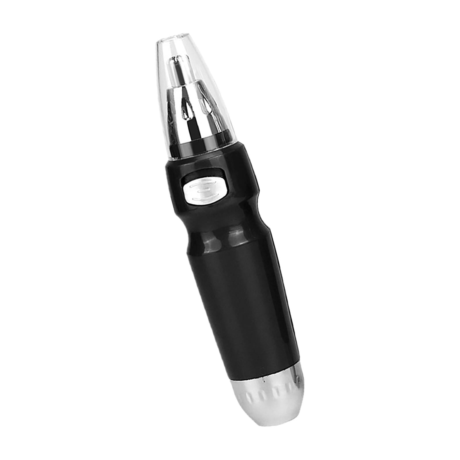 Electric Nose Ear Hair Trimmer Eyebrow Shaver Clipper Waterproof Black