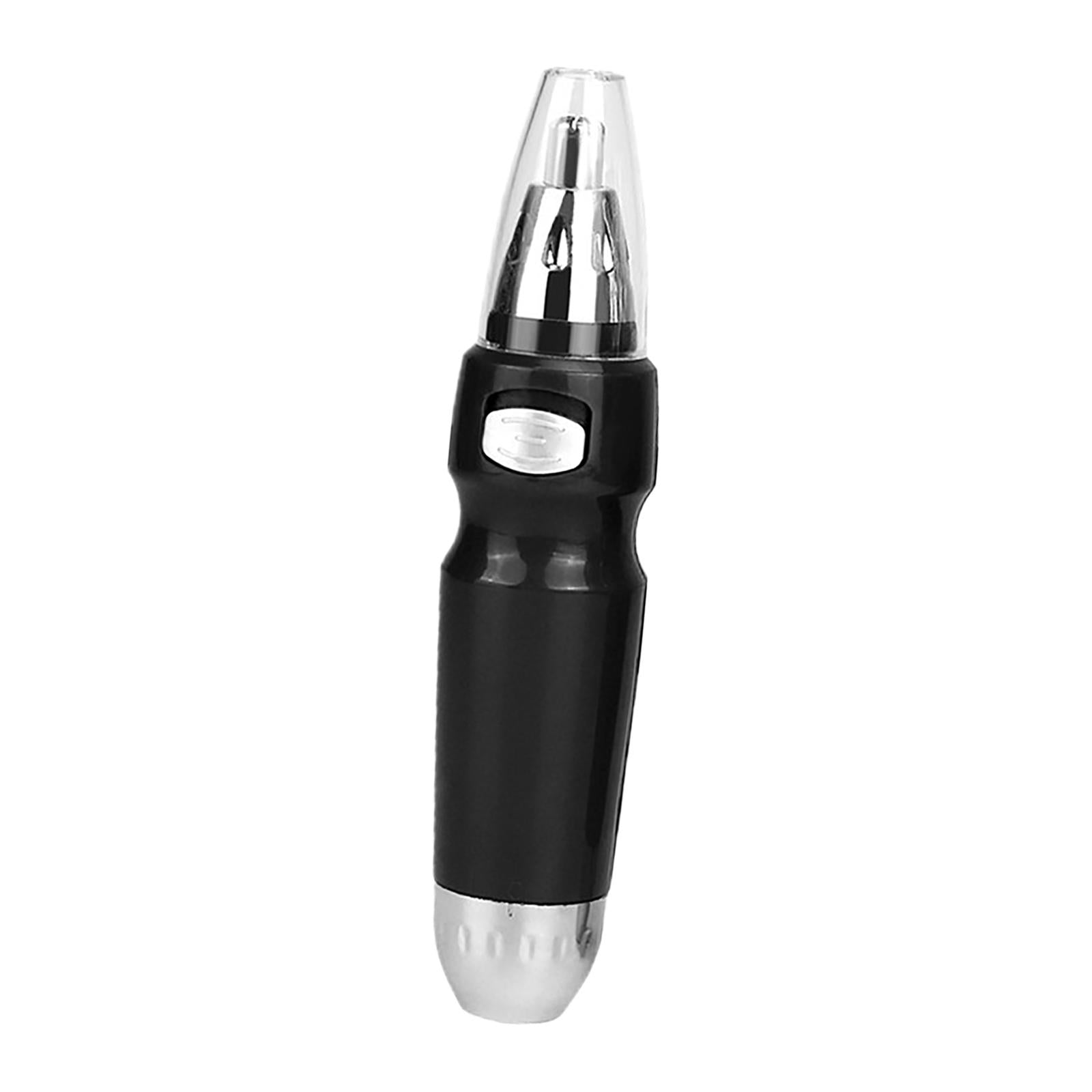 Electric Nose Ear Hair Trimmer Eyebrow Shaver Clipper Waterproof Black