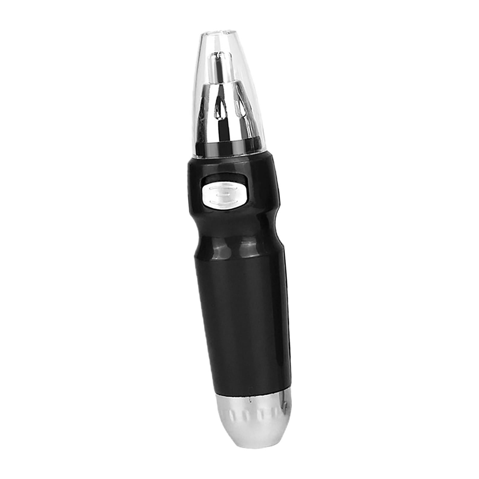 Electric Nose Ear Hair Trimmer Eyebrow Shaver Clipper Waterproof Black