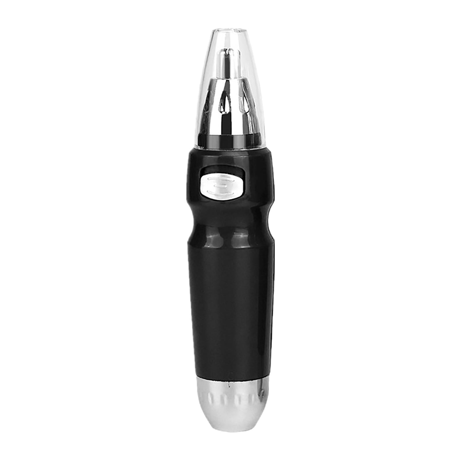 Electric Nose Ear Hair Trimmer Eyebrow Shaver Clipper Waterproof Black