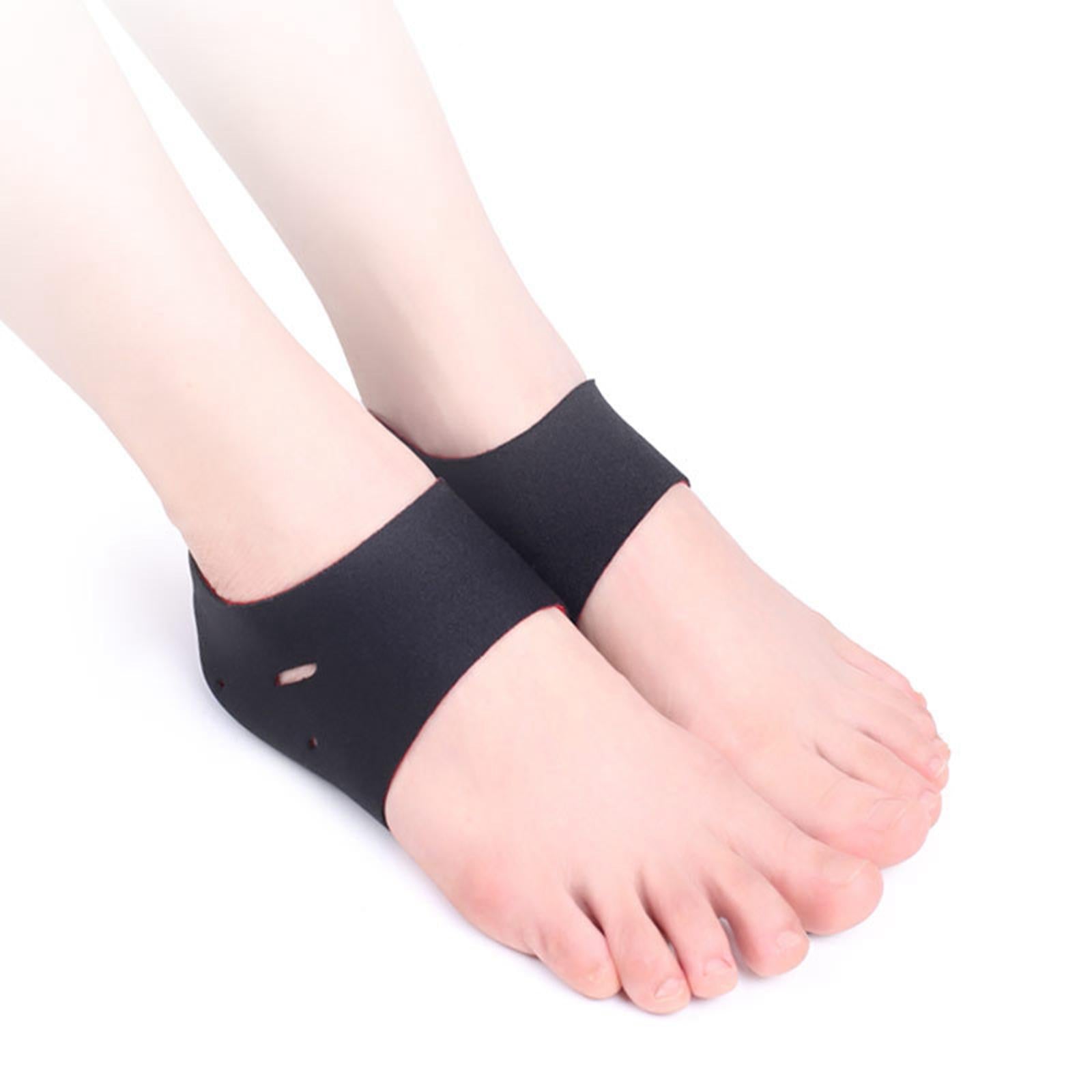 Heel Cups Protective Relief for Repair Dry Heel Cracked Foot Women Men