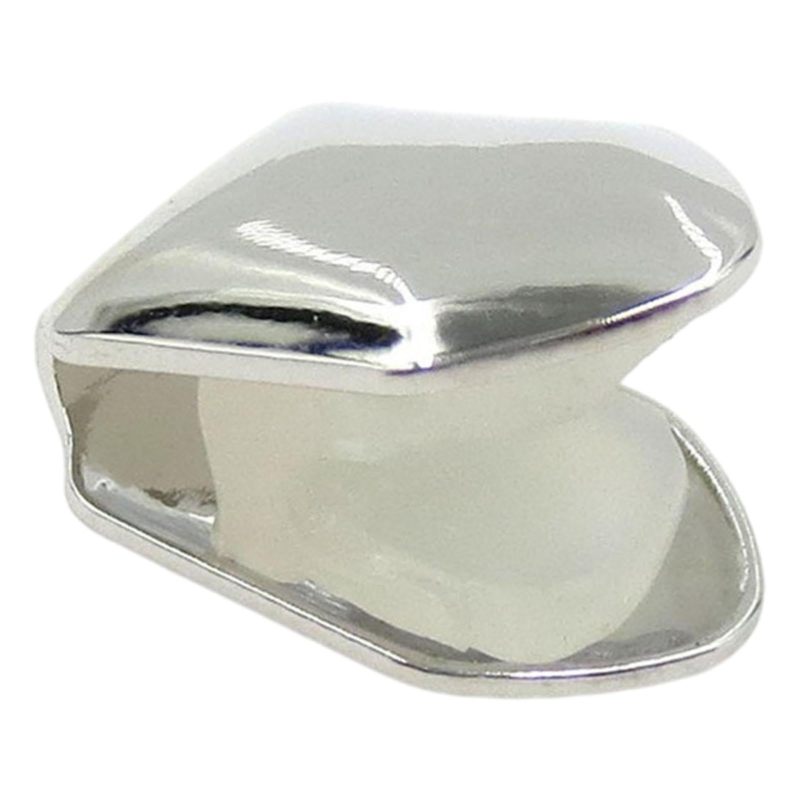 Hip Hop Braces Single Teeth Caps for Teeth Mouth Fancy Dress Daily Use Silver