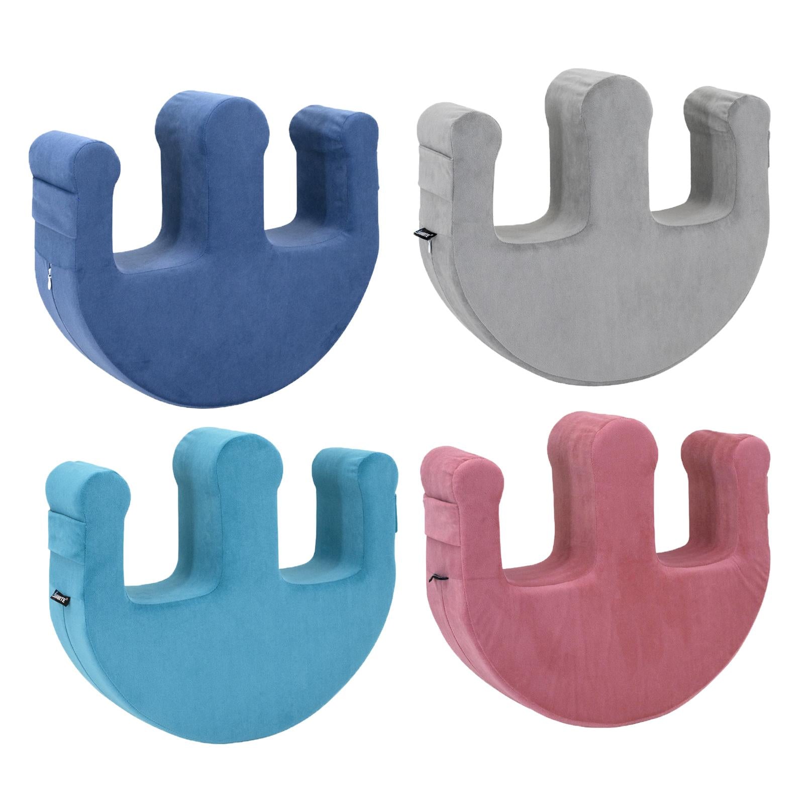 U Shaped Bed Turn Over Assistants Elderly for Patients Blue