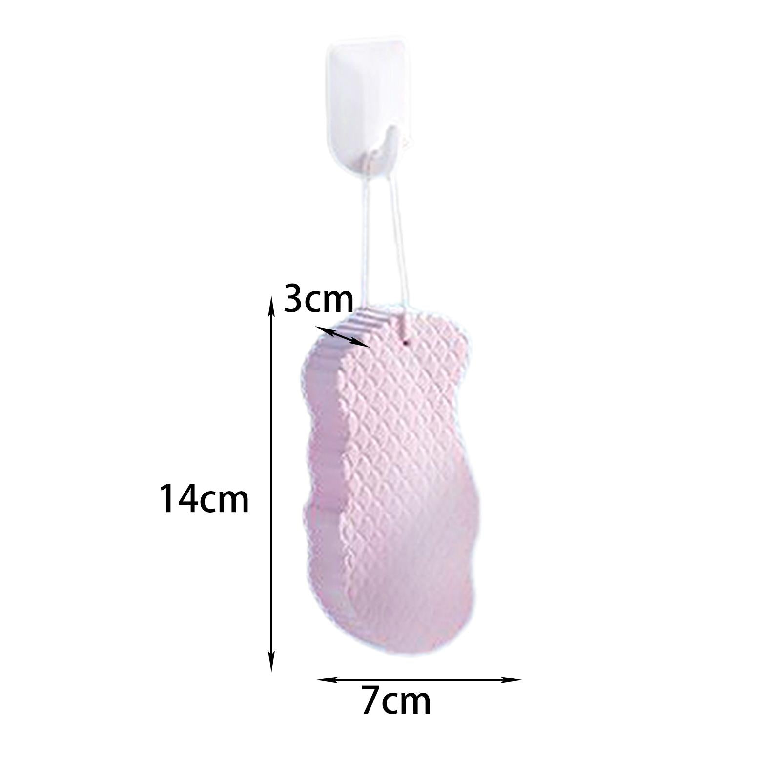 Shower Sponge Soft Cute Shapes Exfoliating for Gentle Cleansing Kids Men Pink