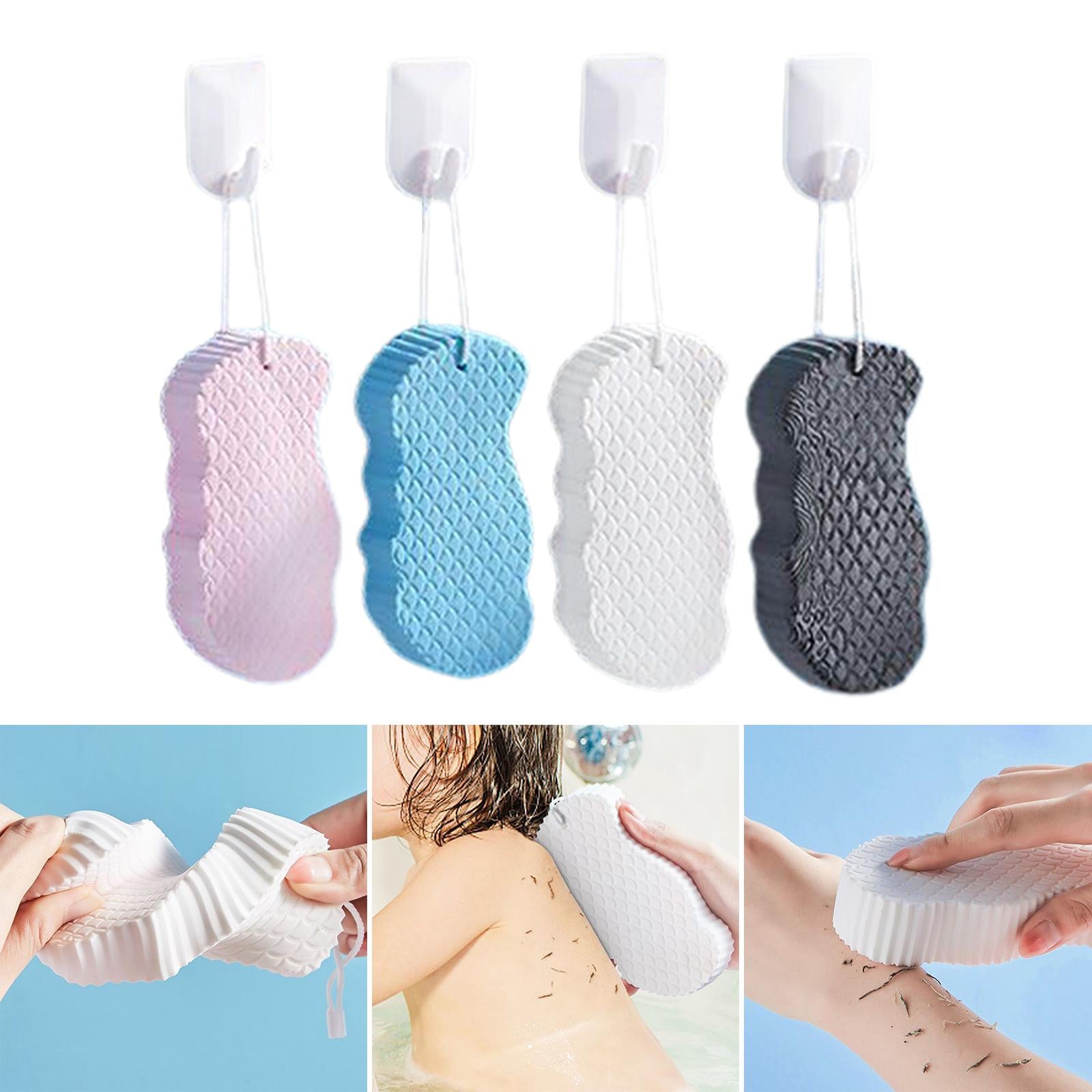 Shower Sponge Soft Cute Shapes Exfoliating for Gentle Cleansing Kids Men Pink