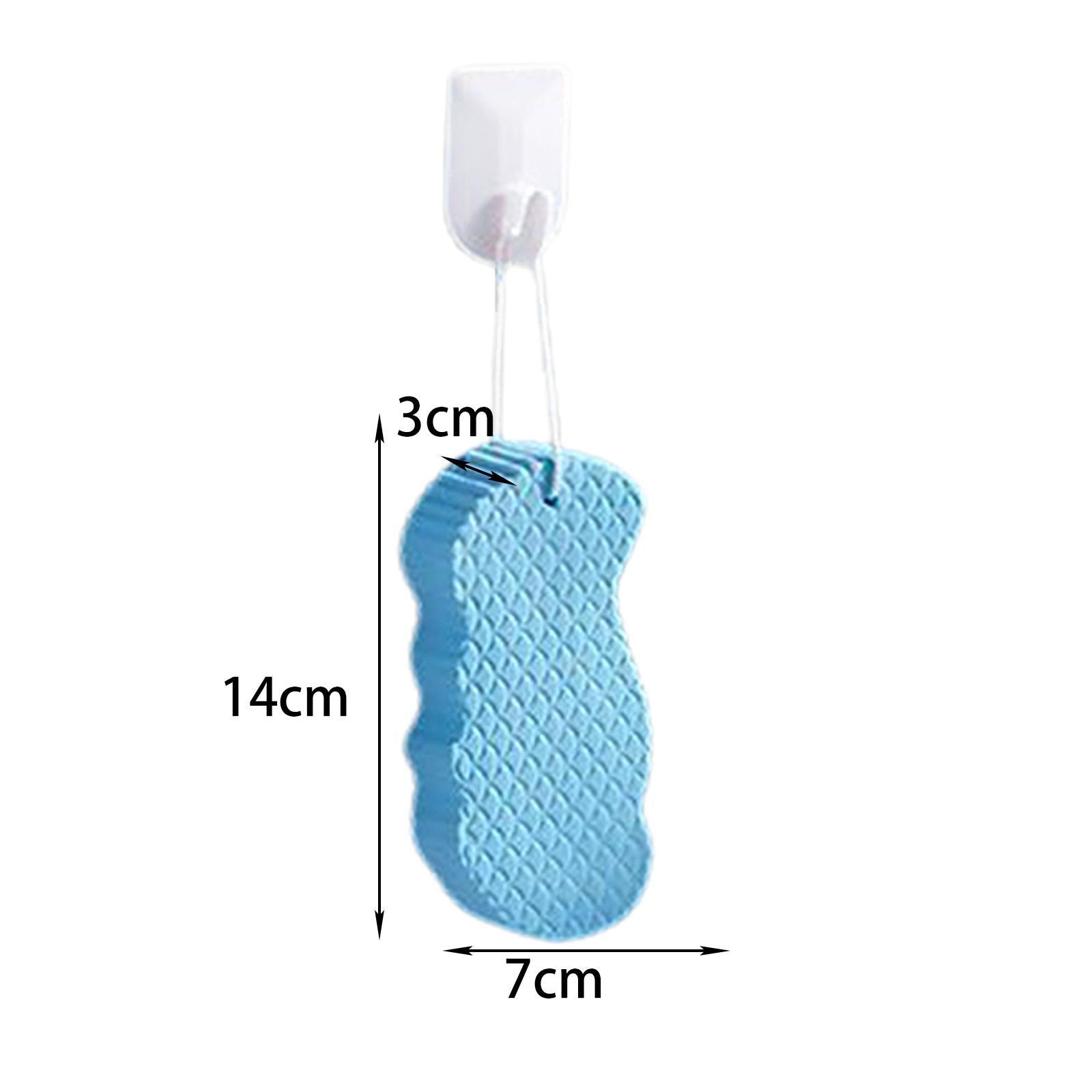 Shower Sponge Soft Cute Shapes Exfoliating for Gentle Cleansing Kids Men Blue
