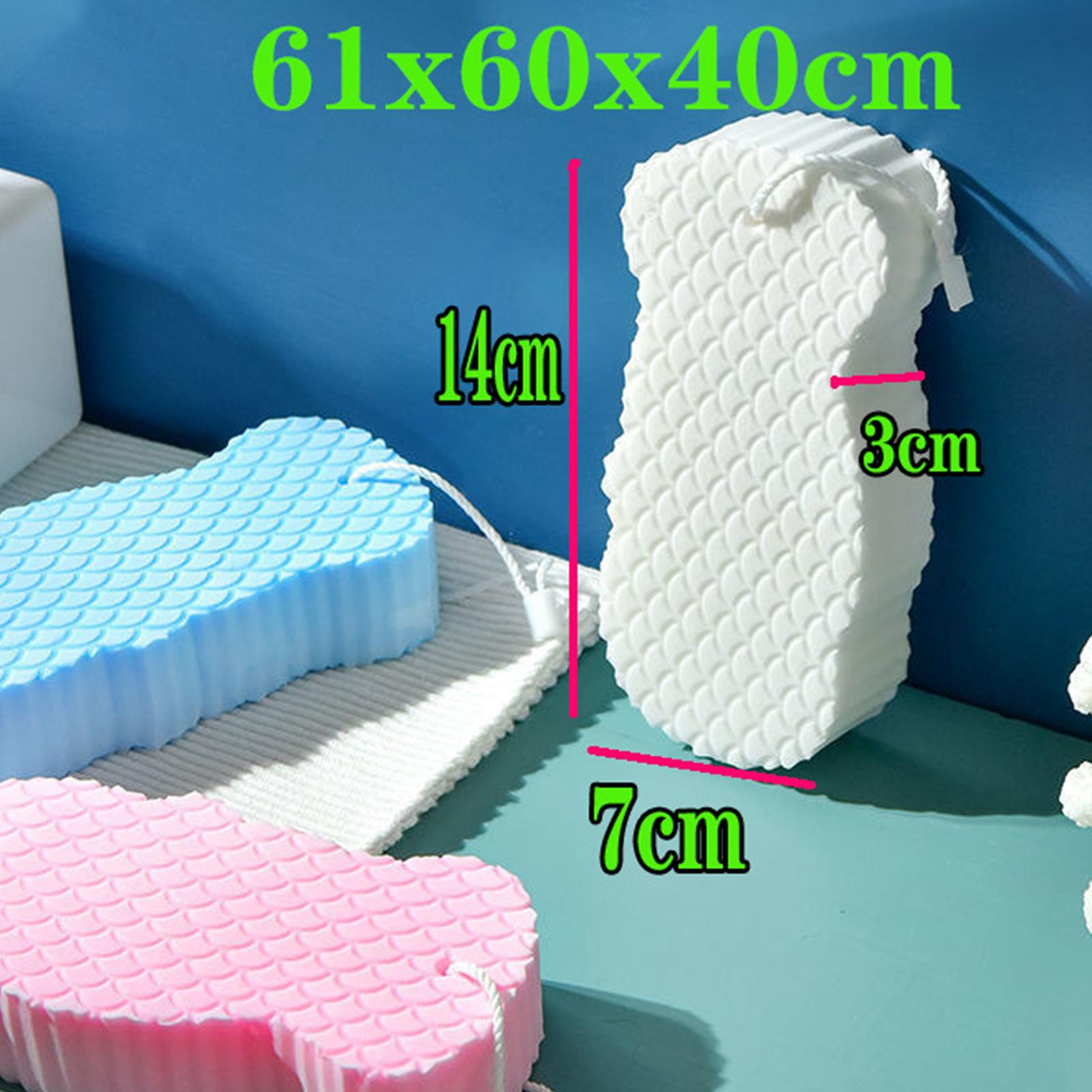 Shower Sponge Soft Cute Shapes Exfoliating for Gentle Cleansing Kids Men White