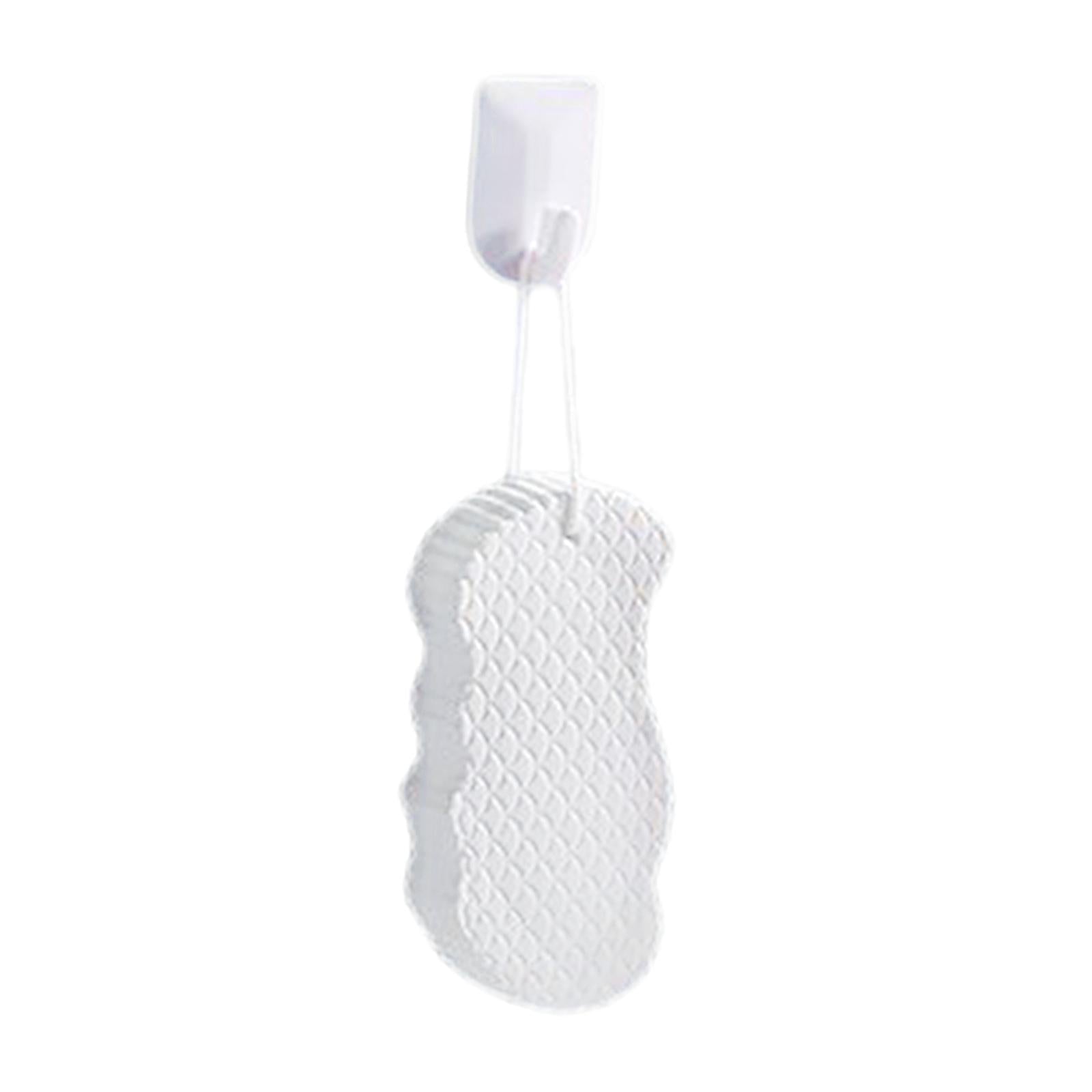Shower Sponge Soft Cute Shapes Exfoliating for Gentle Cleansing Kids Men White