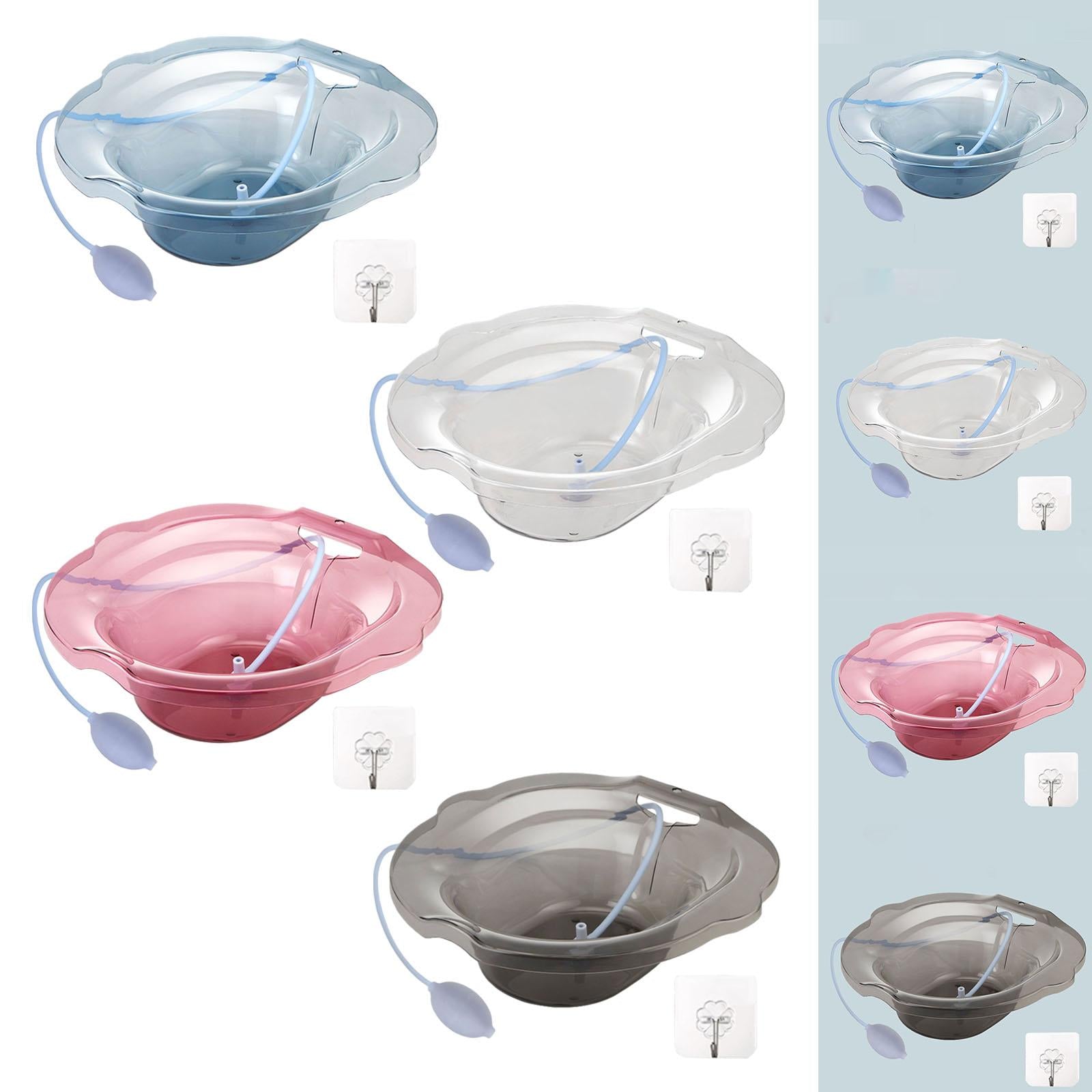 Sitz Bath Toilet Bidet Install On Toilet Tub Soaking Hemorrhoids Blue