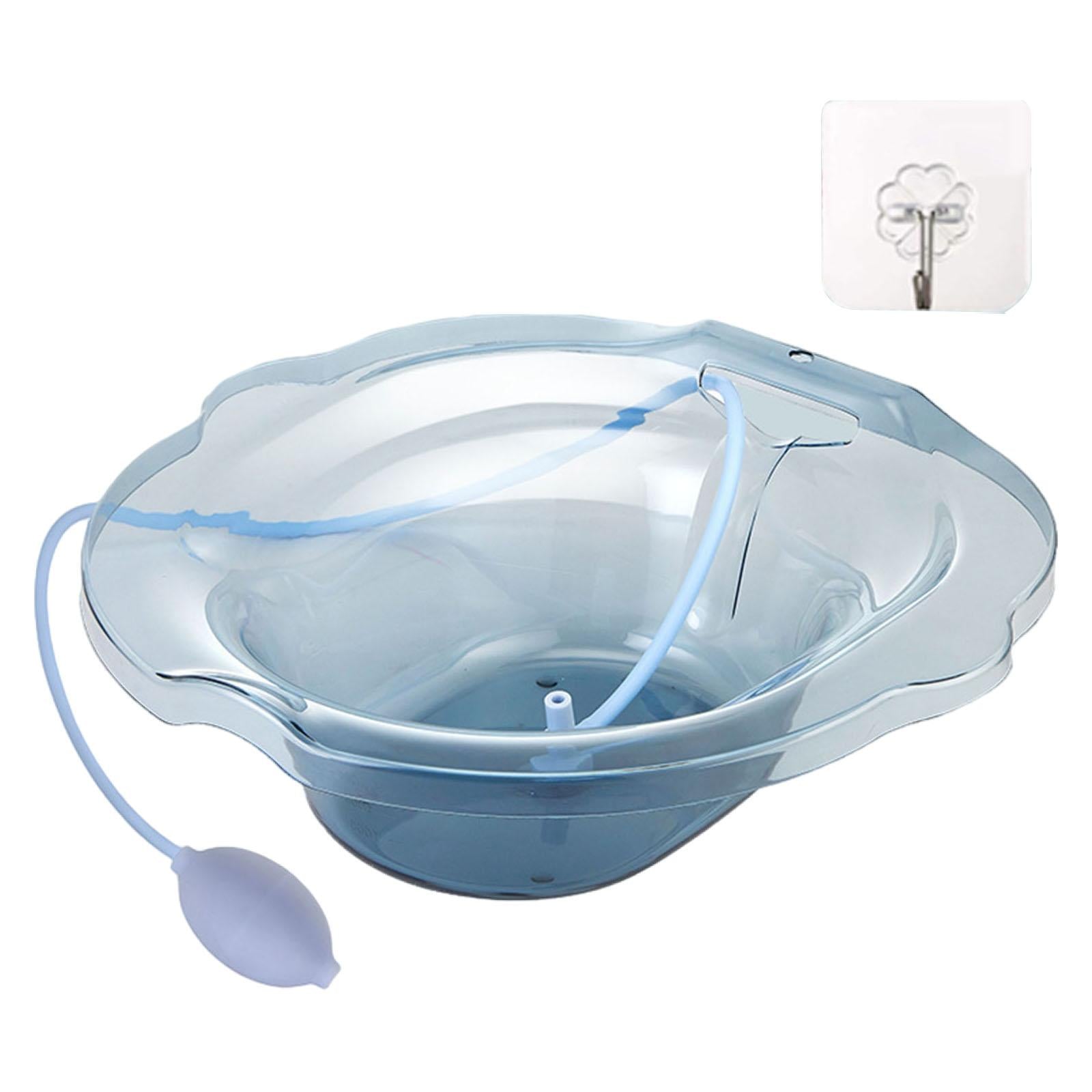 Sitz Bath Toilet Bidet Install On Toilet Tub Soaking Hemorrhoids Blue