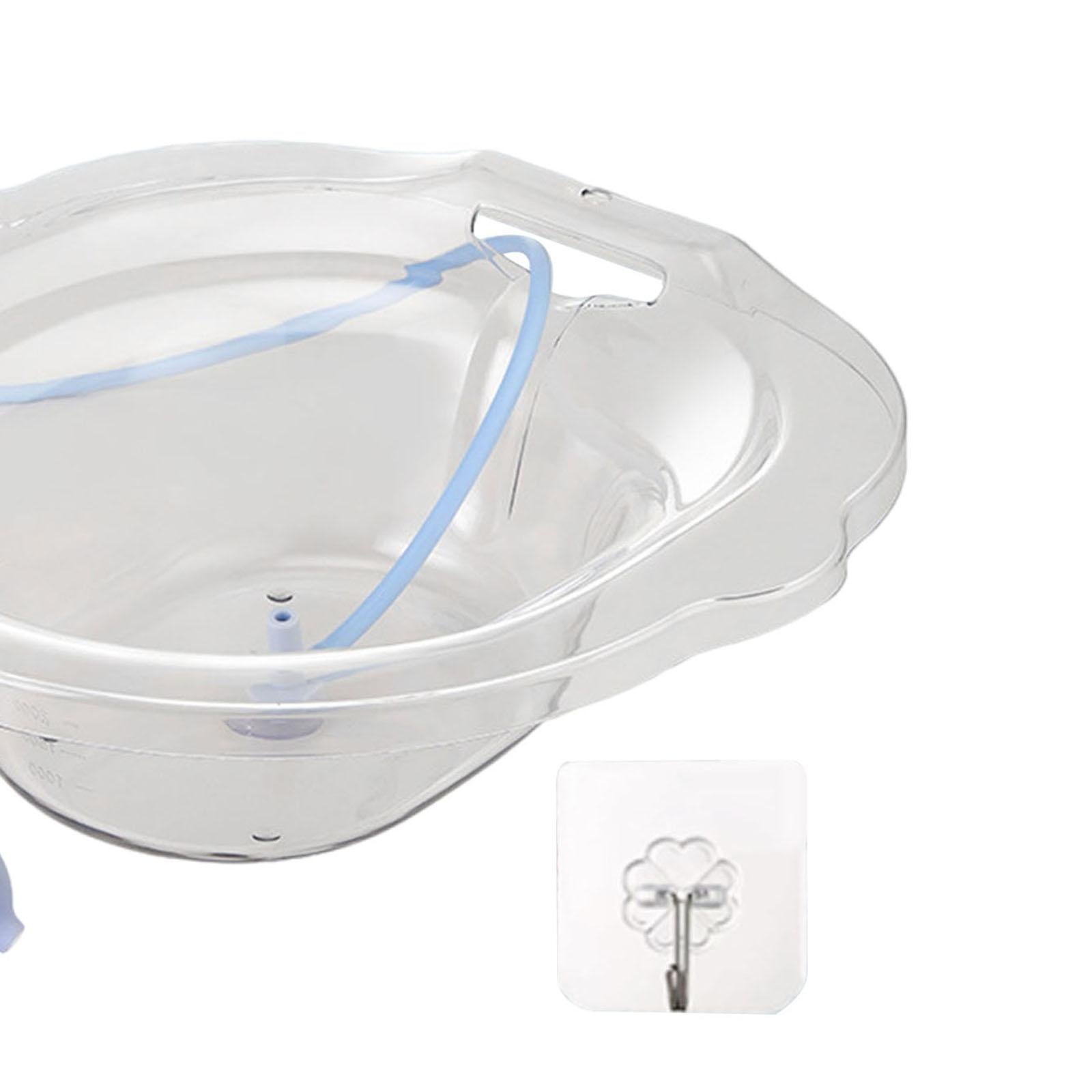 Sitz Bath Toilet Bidet Install On Toilet Tub Soaking Hemorrhoids Clear