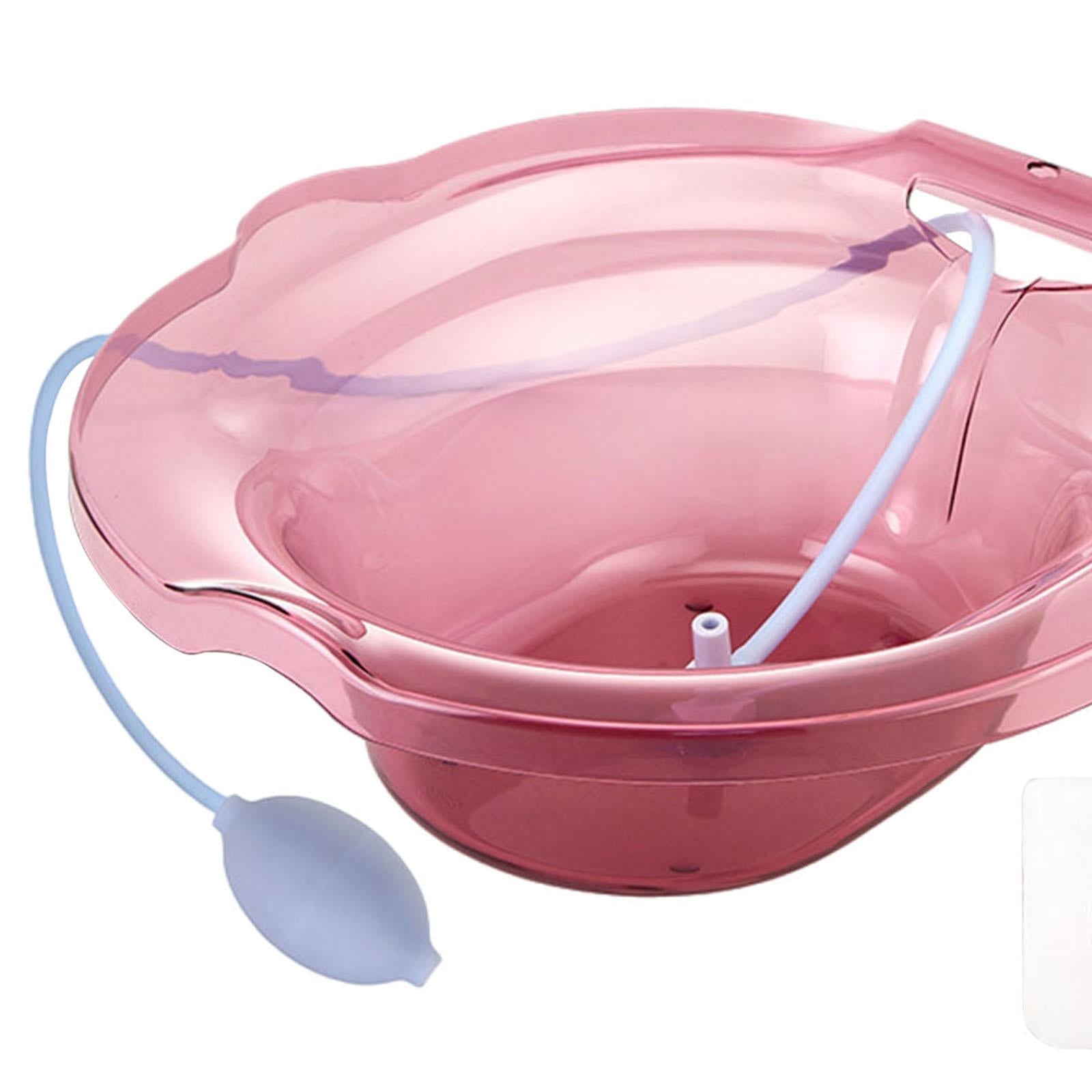 Sitz Bath Toilet Bidet Install On Toilet Tub Soaking Hemorrhoids Red