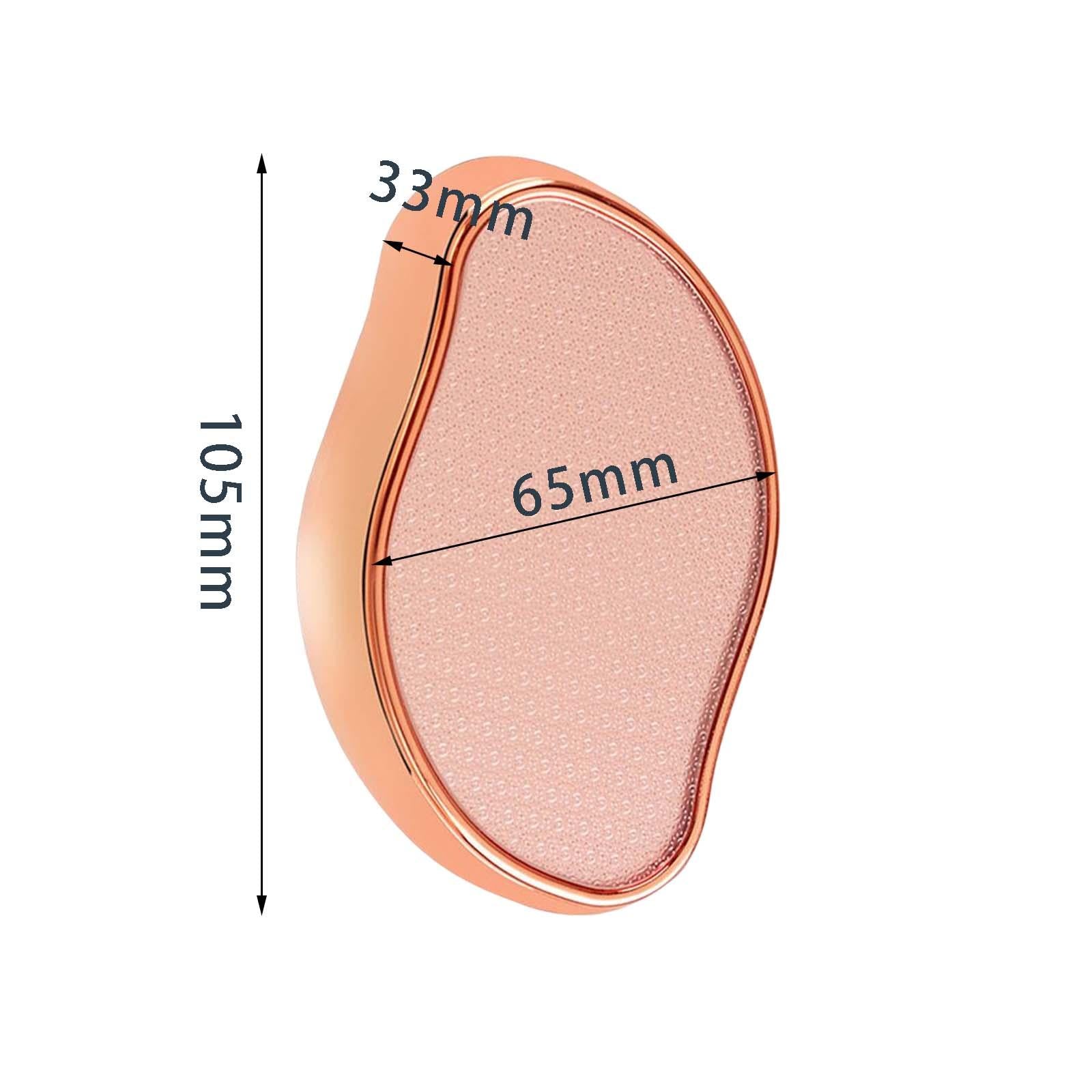 Foot File Callus Remover Foot Scraper for Home Travel Use Rose Gold