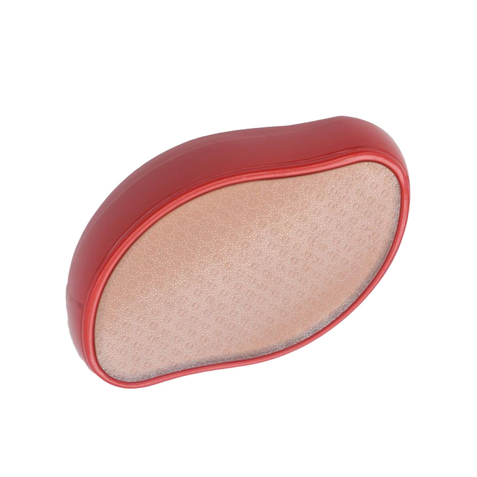 Foot File Callus Remover Foot Scraper for Home Travel Use Red