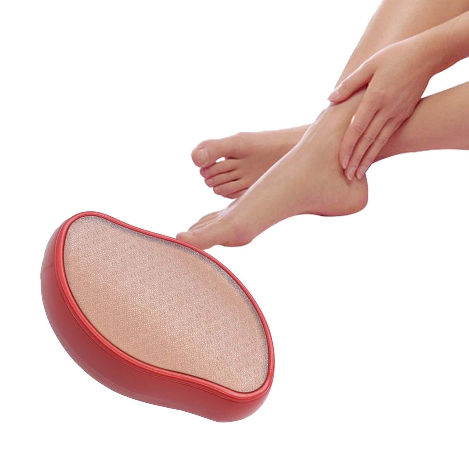 Foot File Callus Remover Foot Scraper for Home Travel Use Red
