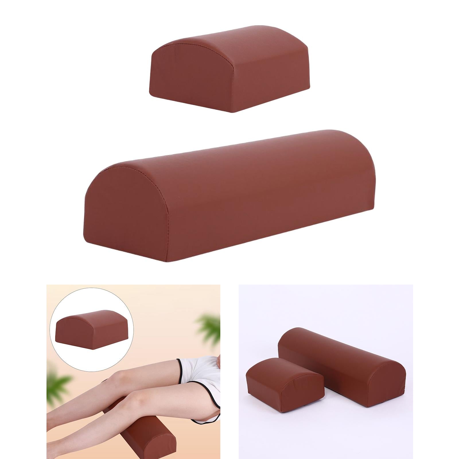 Comfort Bolster Pillow Half Moon Pillow Relieve Pain for Lumbar Knees Neck Small