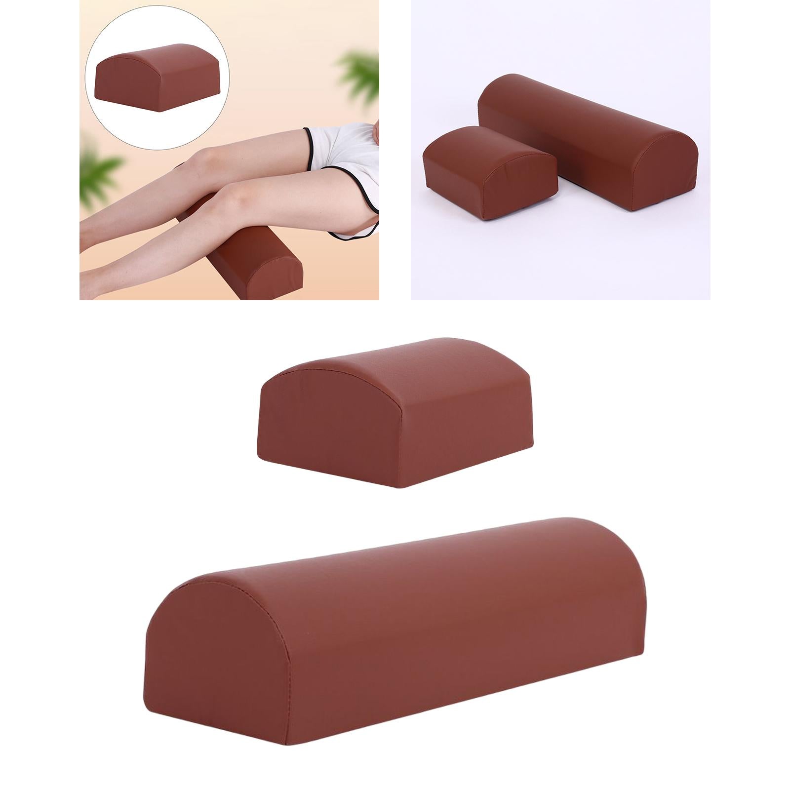 Comfort Bolster Pillow Half Moon Pillow Relieve Pain for Lumbar Knees Neck Small