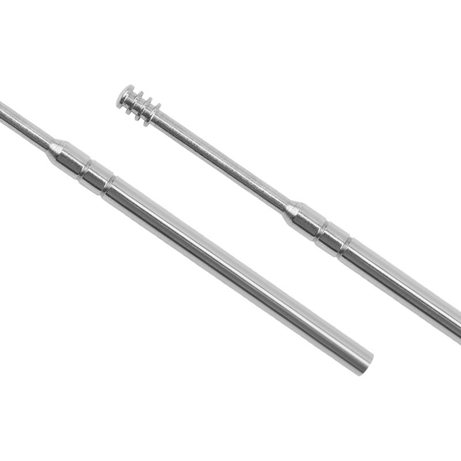 9Pcs Ear Wax Removal Tool Stainless Steel Smooth Earpick Household Men Women Brown