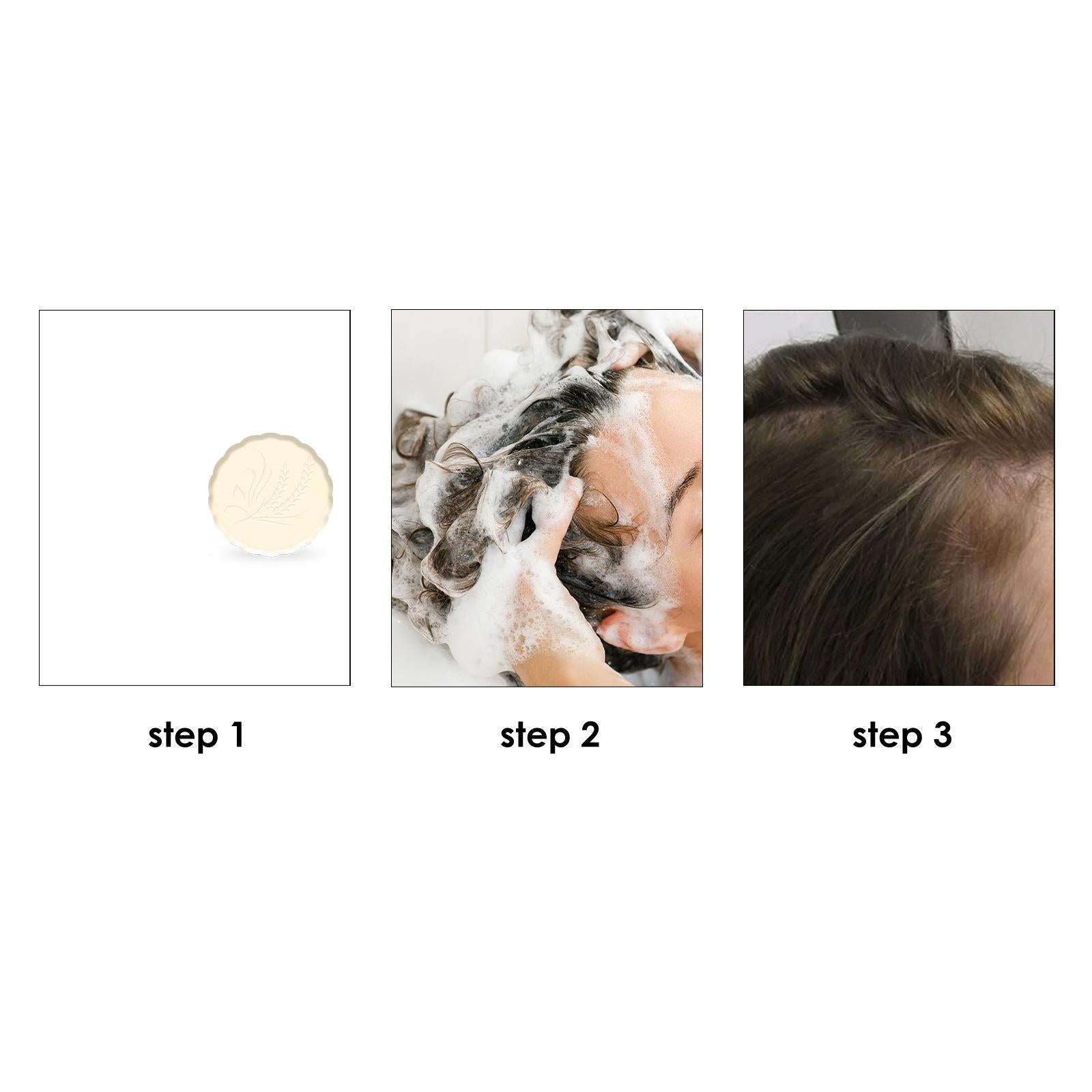 Rice Shampoo Bar Moisturizing Nourishhair Anti Hair Loss, for Women Lady