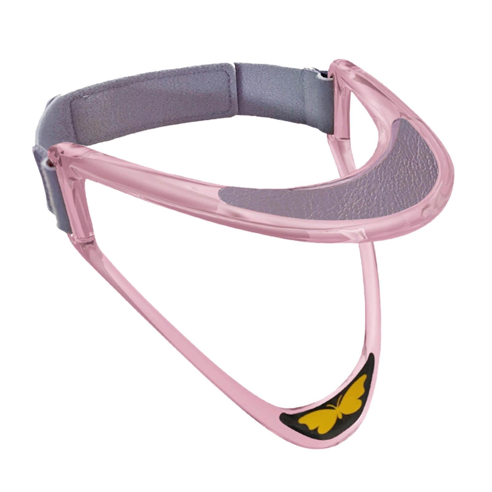 Cervical Collar Traction PU Pad Adjustable Neck Corrector for Men Women Pink