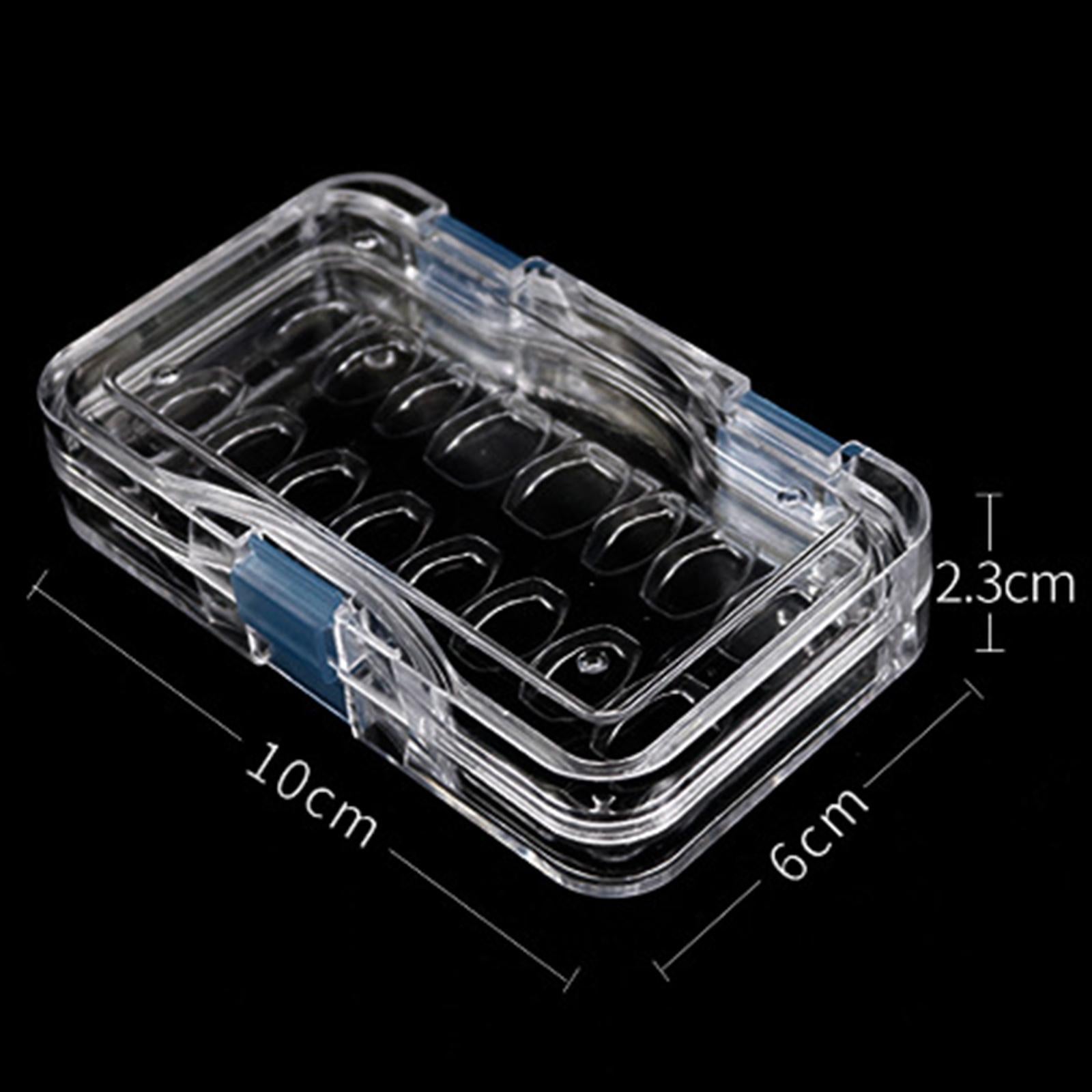 Dental Tooth Box with Film Transparent Dental Supply Portable with Hole