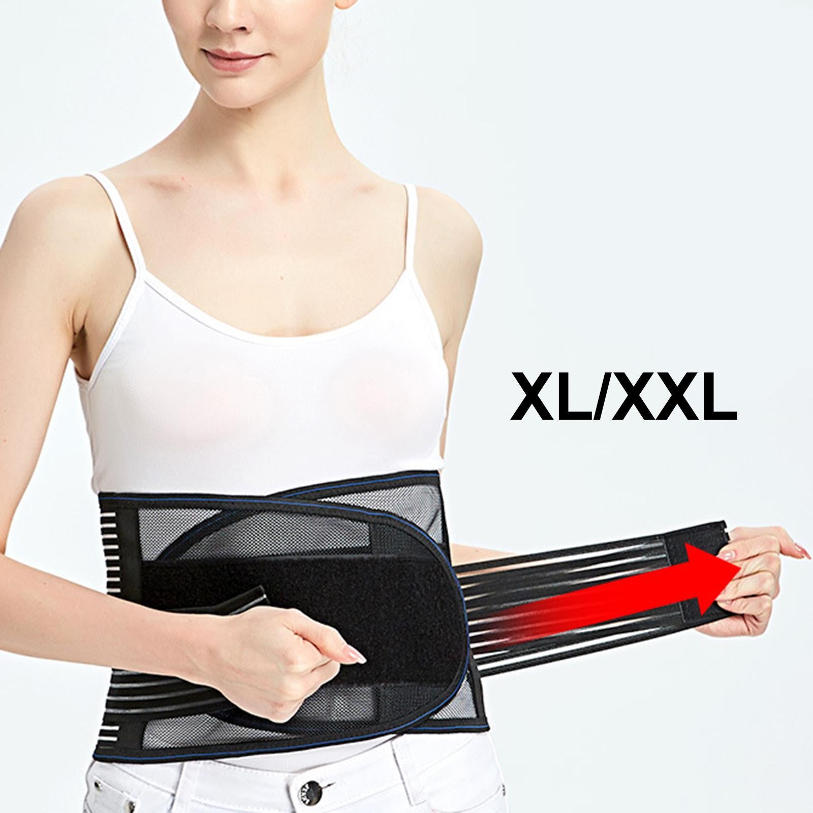 Back Support Belt Lumbar Support Adjustable for Scoliosis Men and Ladies XL
