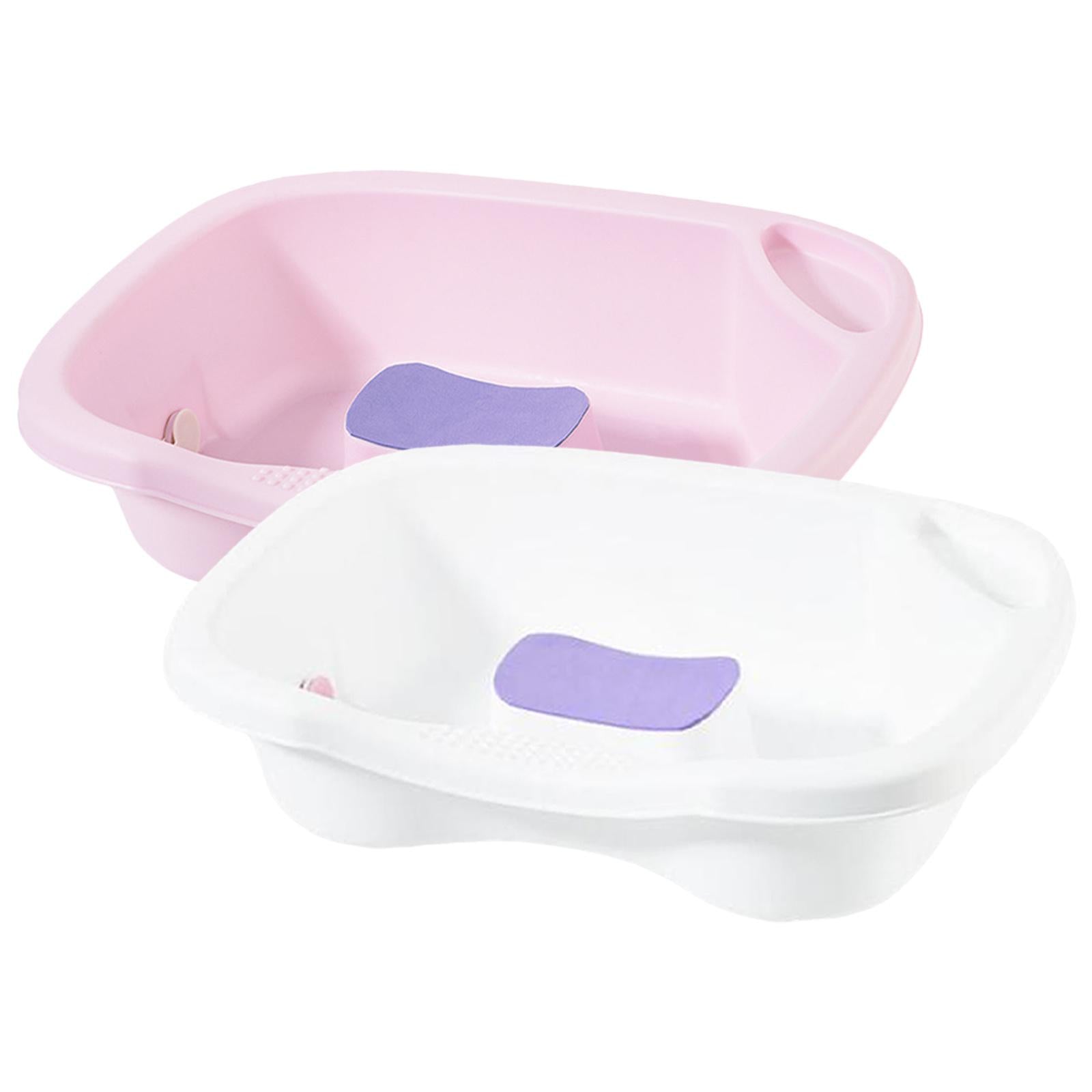 Portable Hair Washing Basin with Tube for Hair Washing Hairdresser Pregnant White