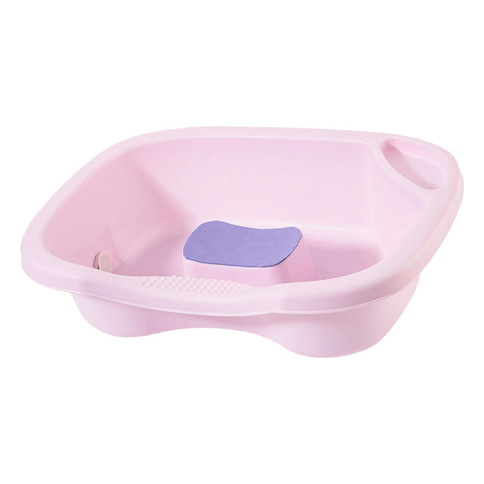 Portable Hair Washing Basin with Tube for Hair Washing Hairdresser Pregnant Pink